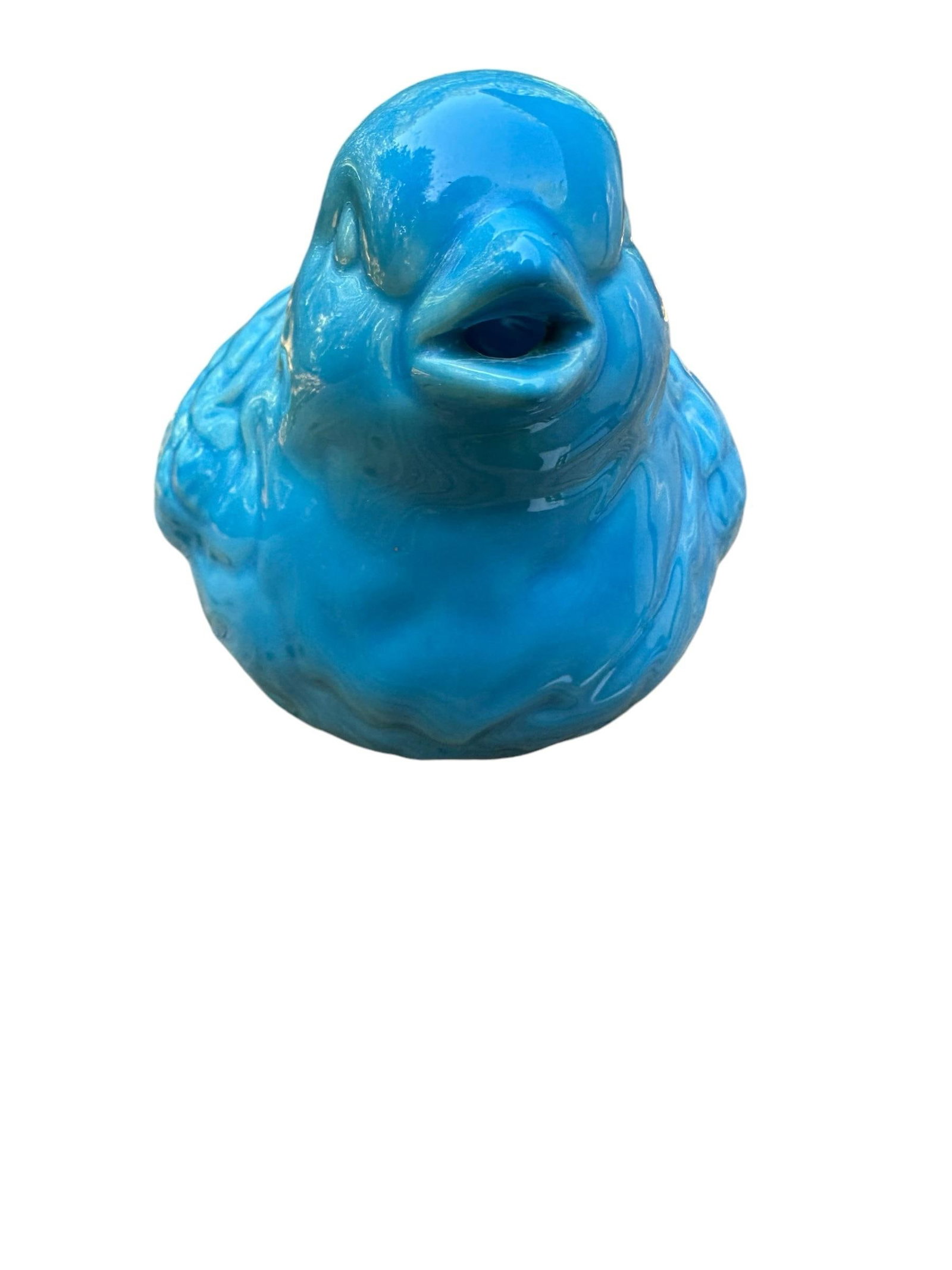 Late 20th Century Blue Bird Ceramic Creamer - 3