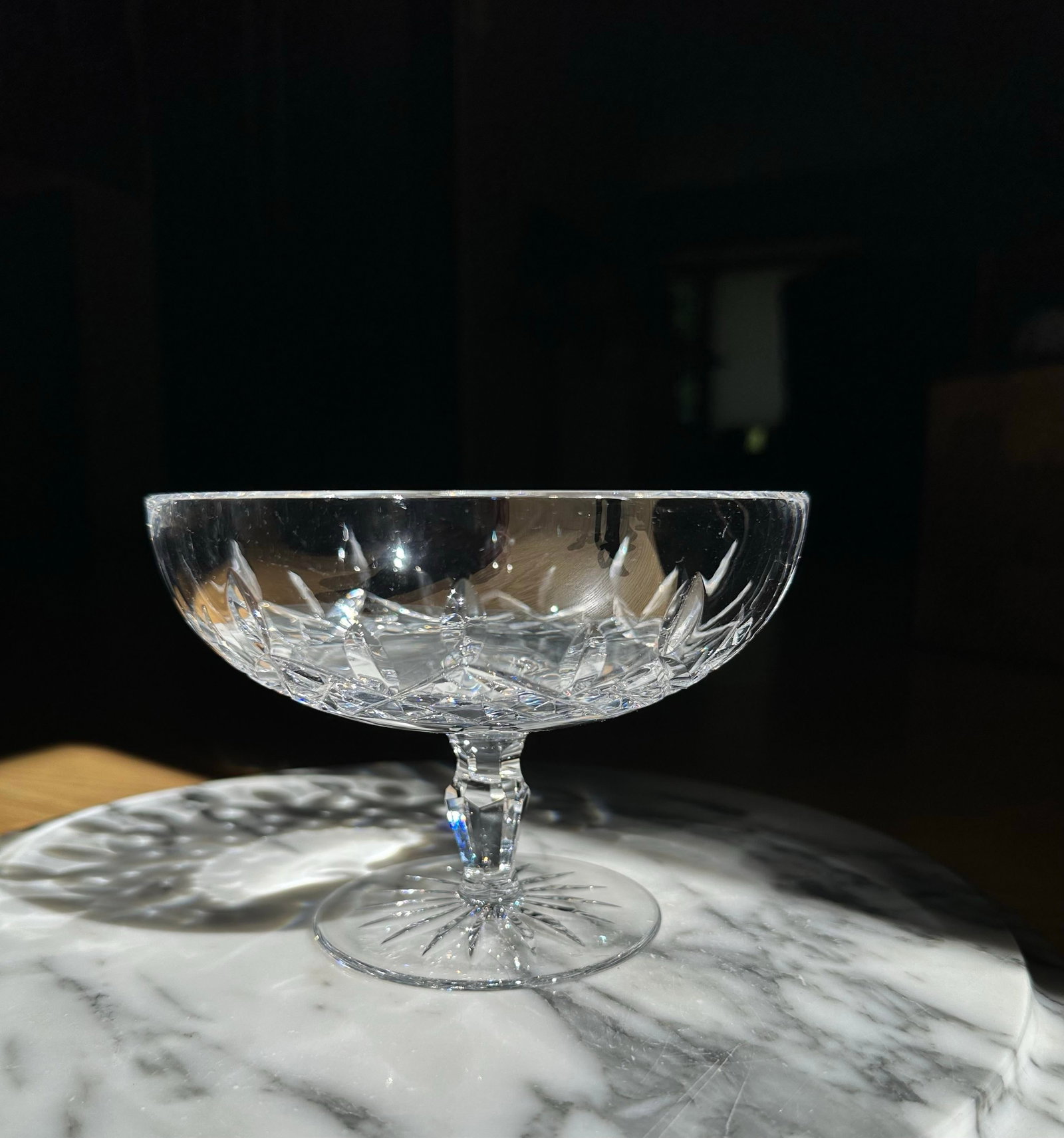 Waterford Lismore Crystal Glass Compote - 7