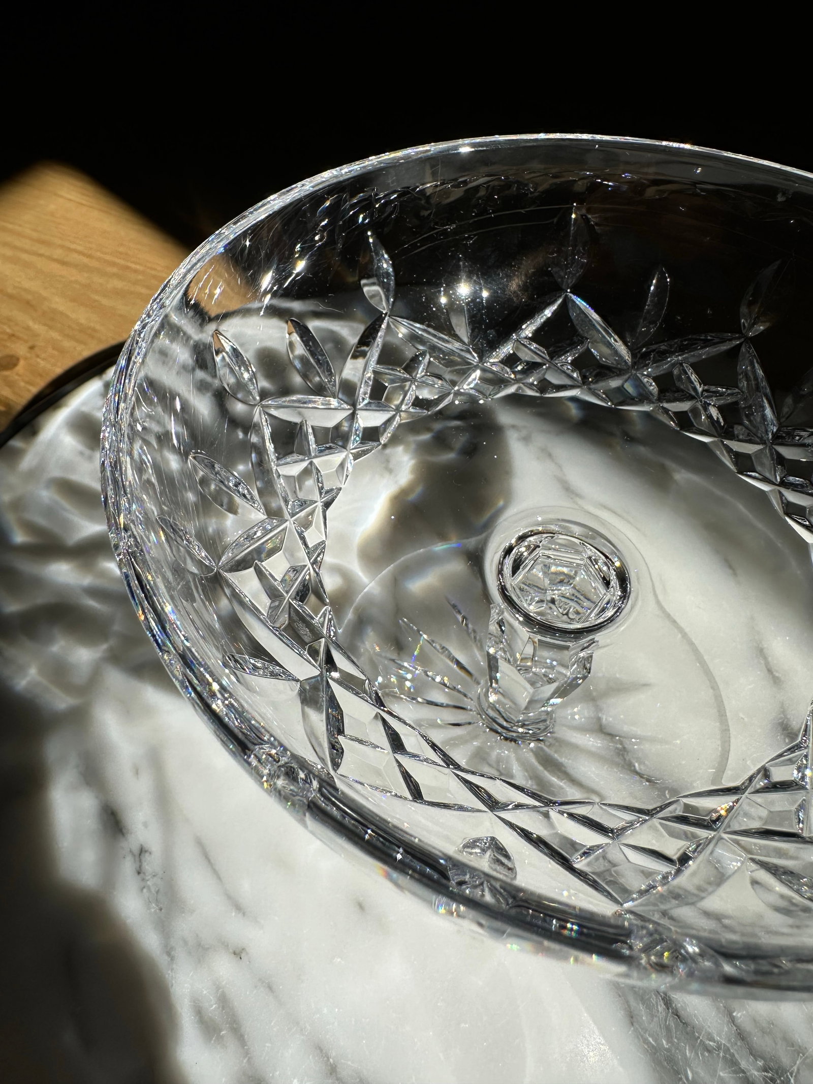 Waterford Lismore Crystal Glass Compote - 8