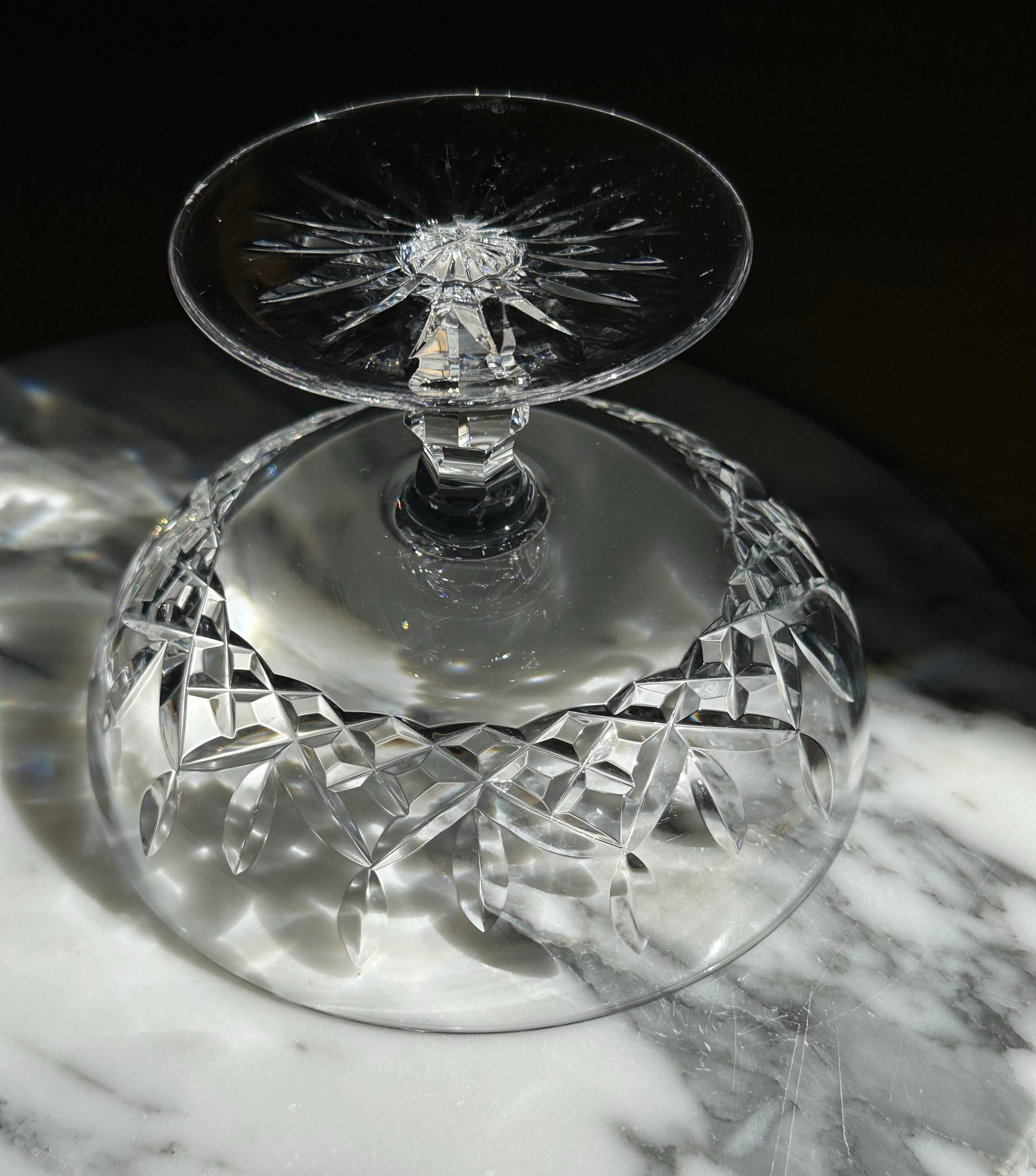 Waterford Lismore Crystal Glass Compote - 9