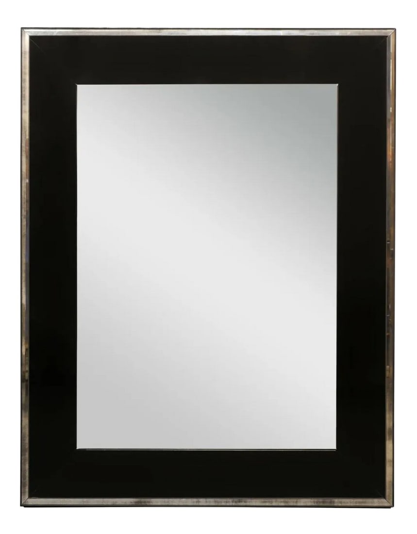 Artisan Made Black Glass Mirror 4.5 Ft Tall (1 of 10)