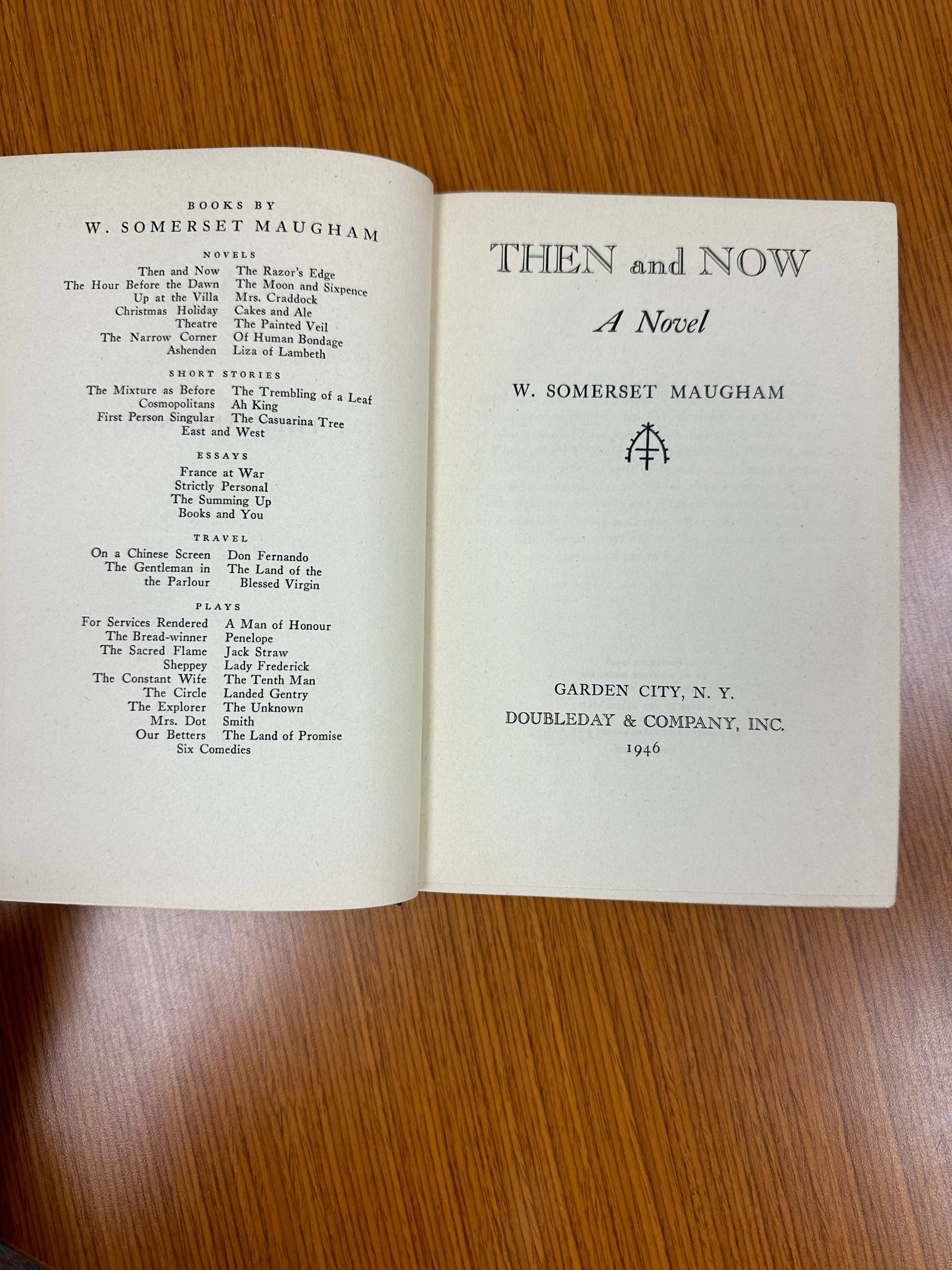 1946 First Edition Hardcover Book Then and Now by W. Somerset Maugham - 6