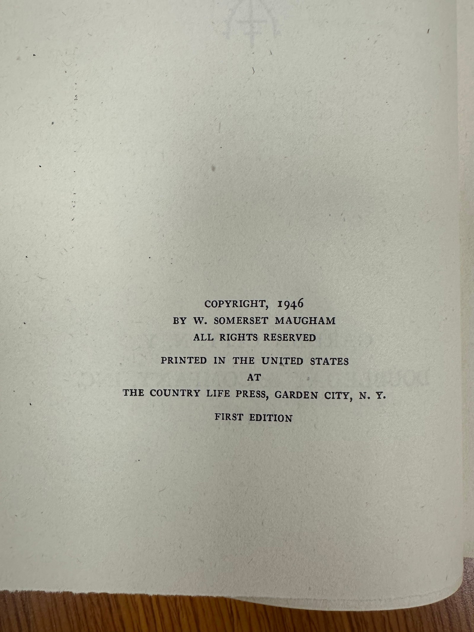 1946 First Edition Hardcover Book Then and Now by W. Somerset Maugham - 7