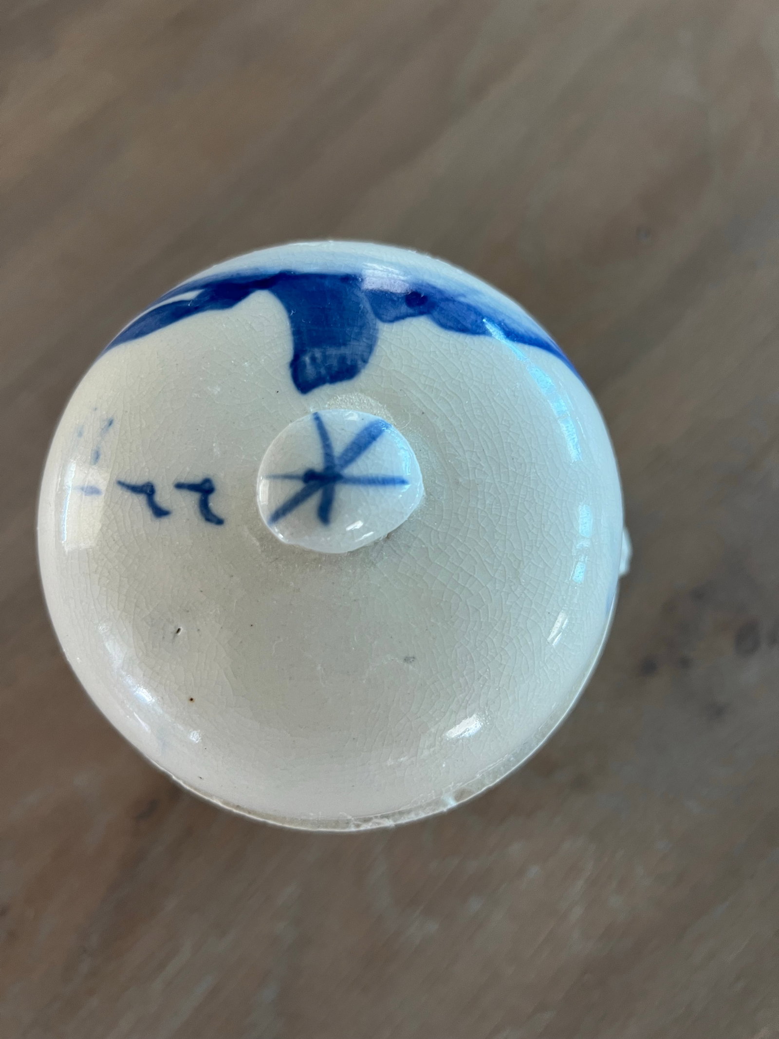 Chinoiserie Blue & White Chinese Tea Caddy - 10