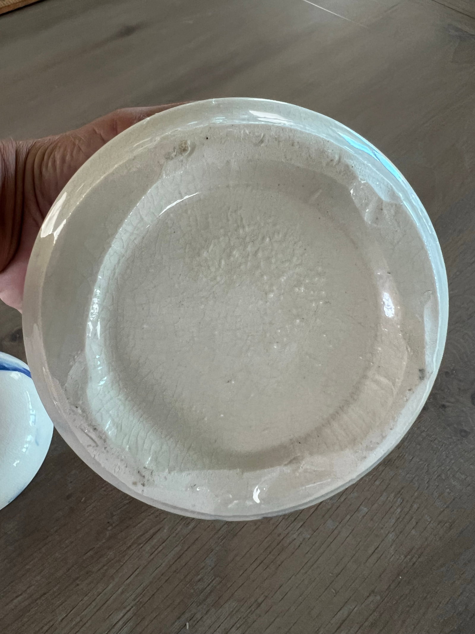 Chinoiserie Blue & White Chinese Tea Caddy - 7