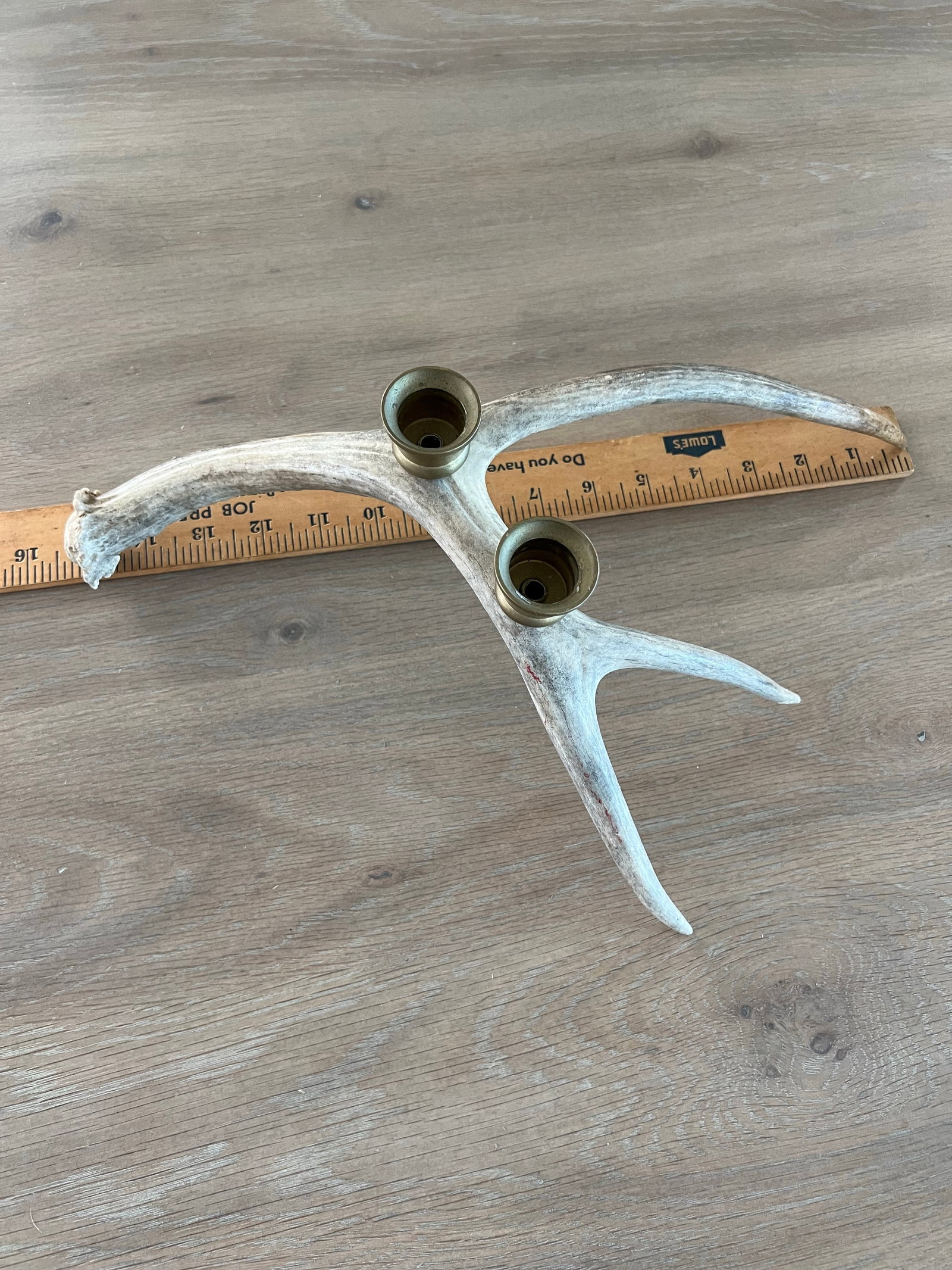 Vintage Natural Drop Deer Antler Candelabra - 10