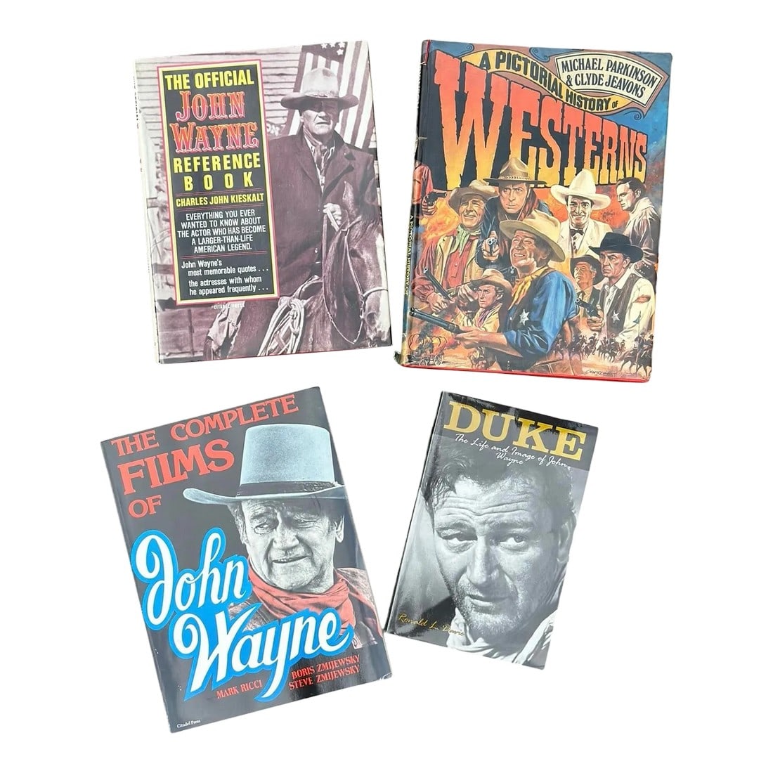 Vintage John Wayne and Western Movie Book Bundle Set of 4 (1 of 12)