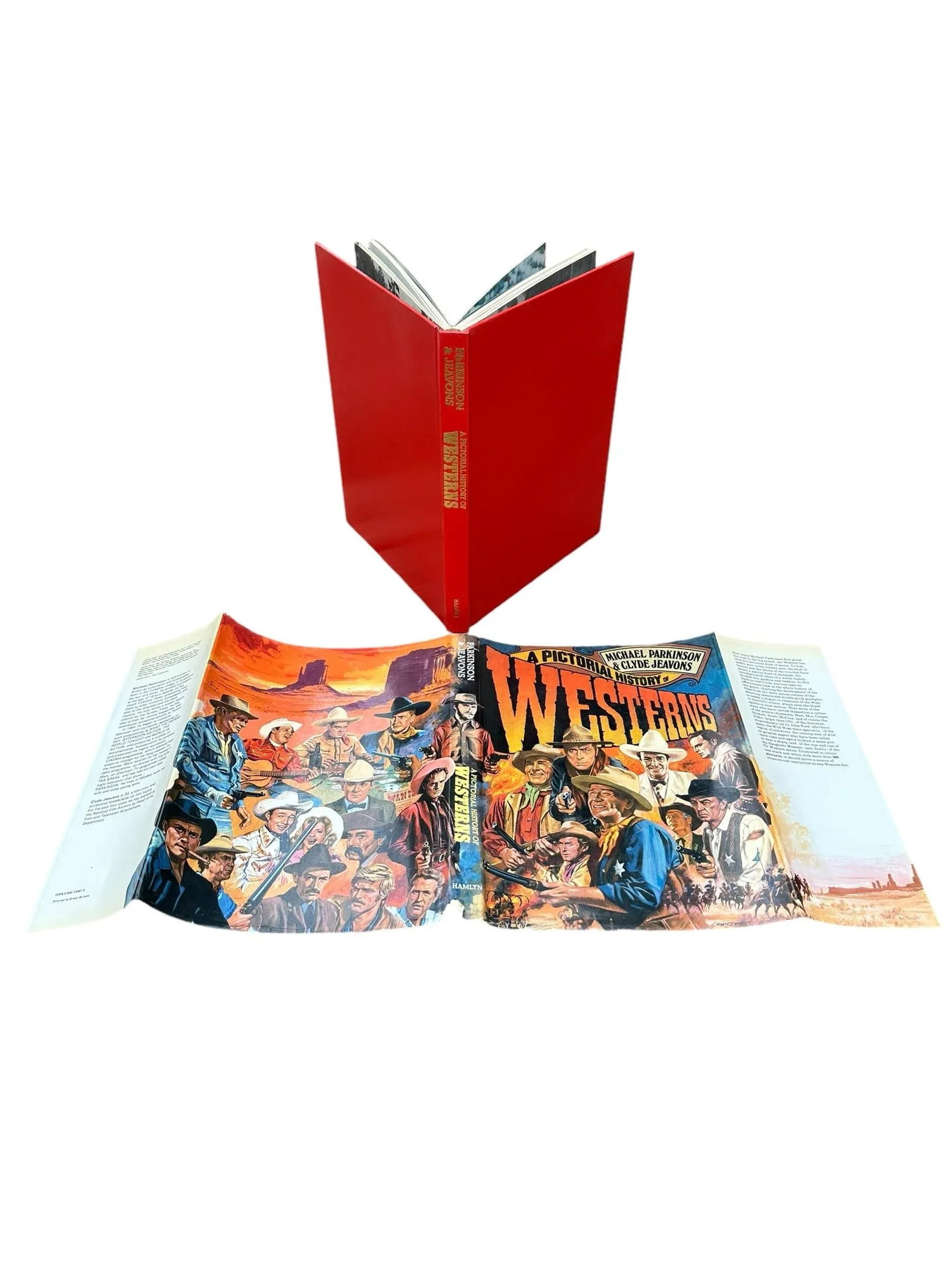 Vintage John Wayne and Western Movie Book Bundle Set of 4 - 7