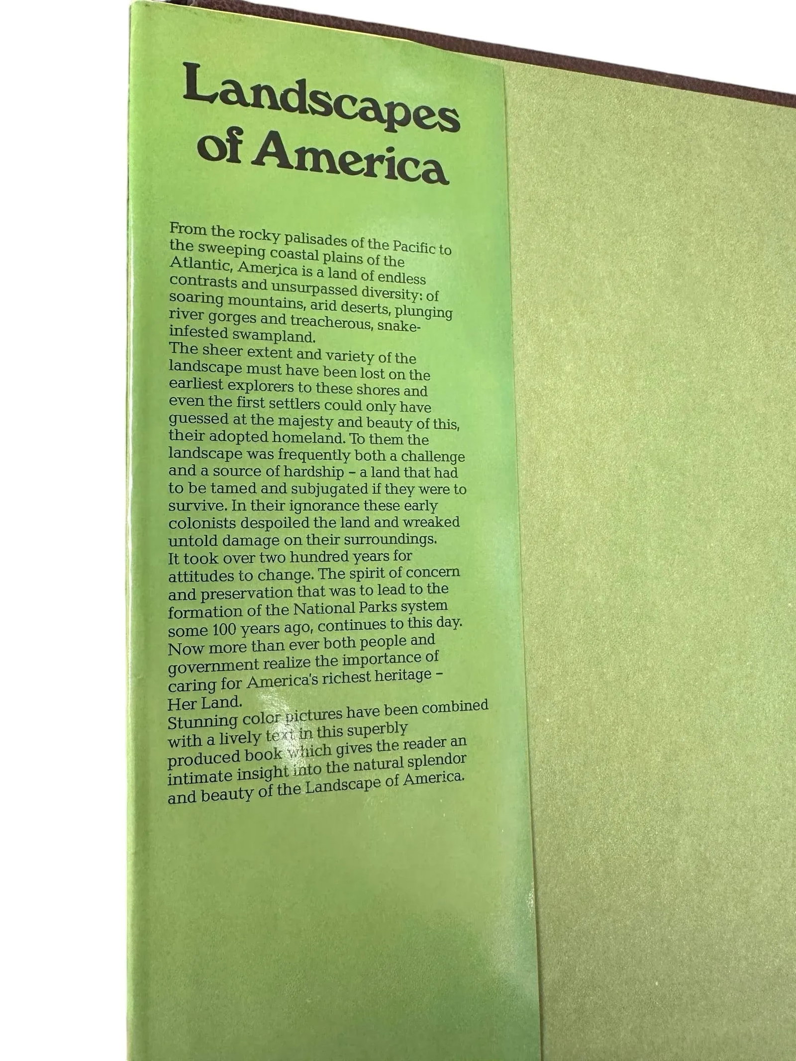 First Edition 1983 Landscapes of America Hardcover Coffee Table Book - 8