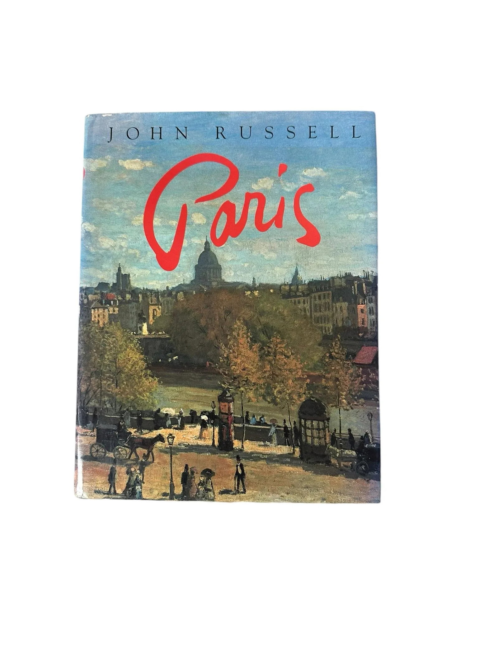 1983 First Edition Paris Hardcover Coffee Table Book John Russell - 2