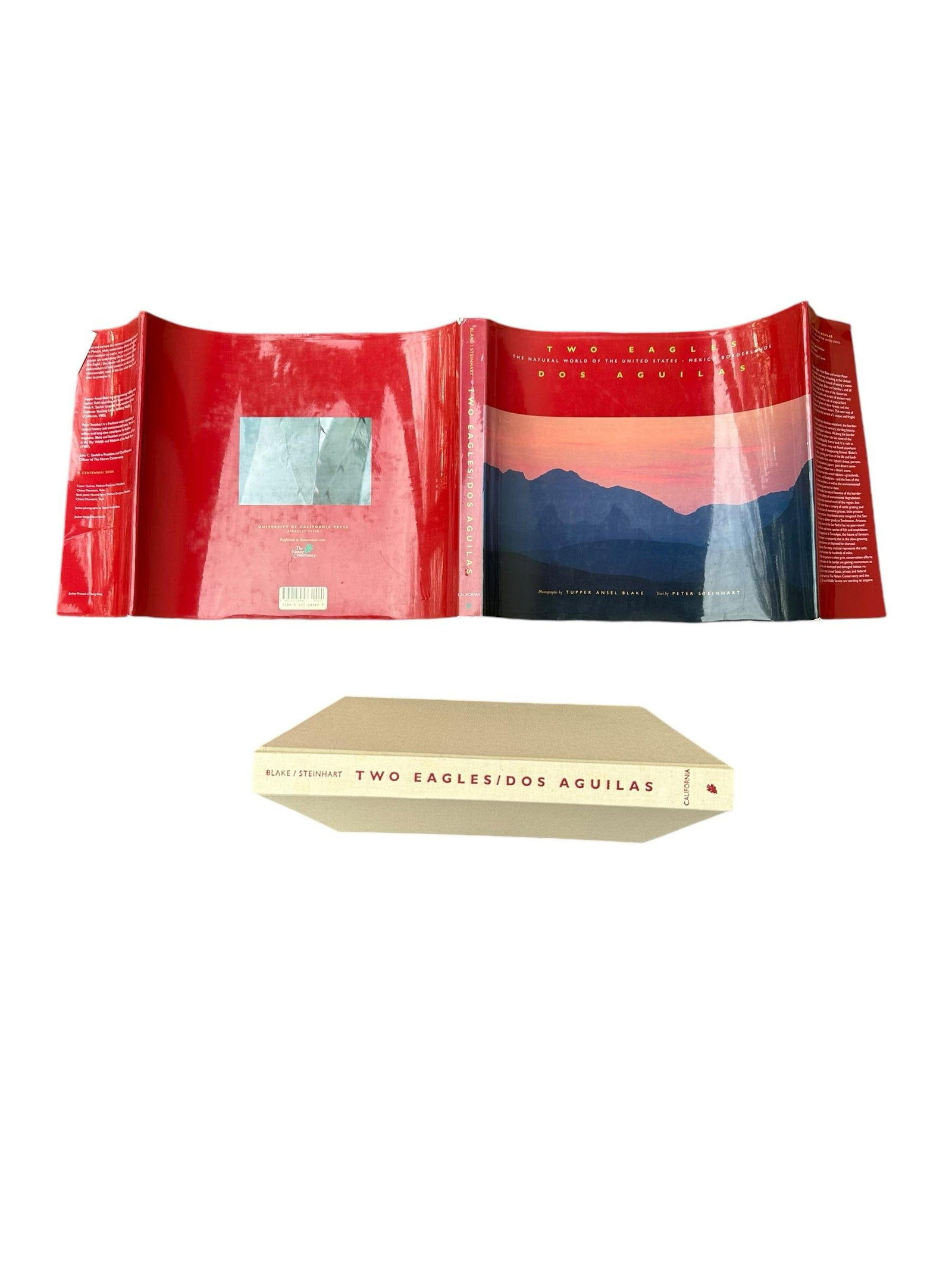 Vintage Large Centennial Hardcover Coffee Table Photography Book Two Eagles; Dos Aguilas: The Natura - 2