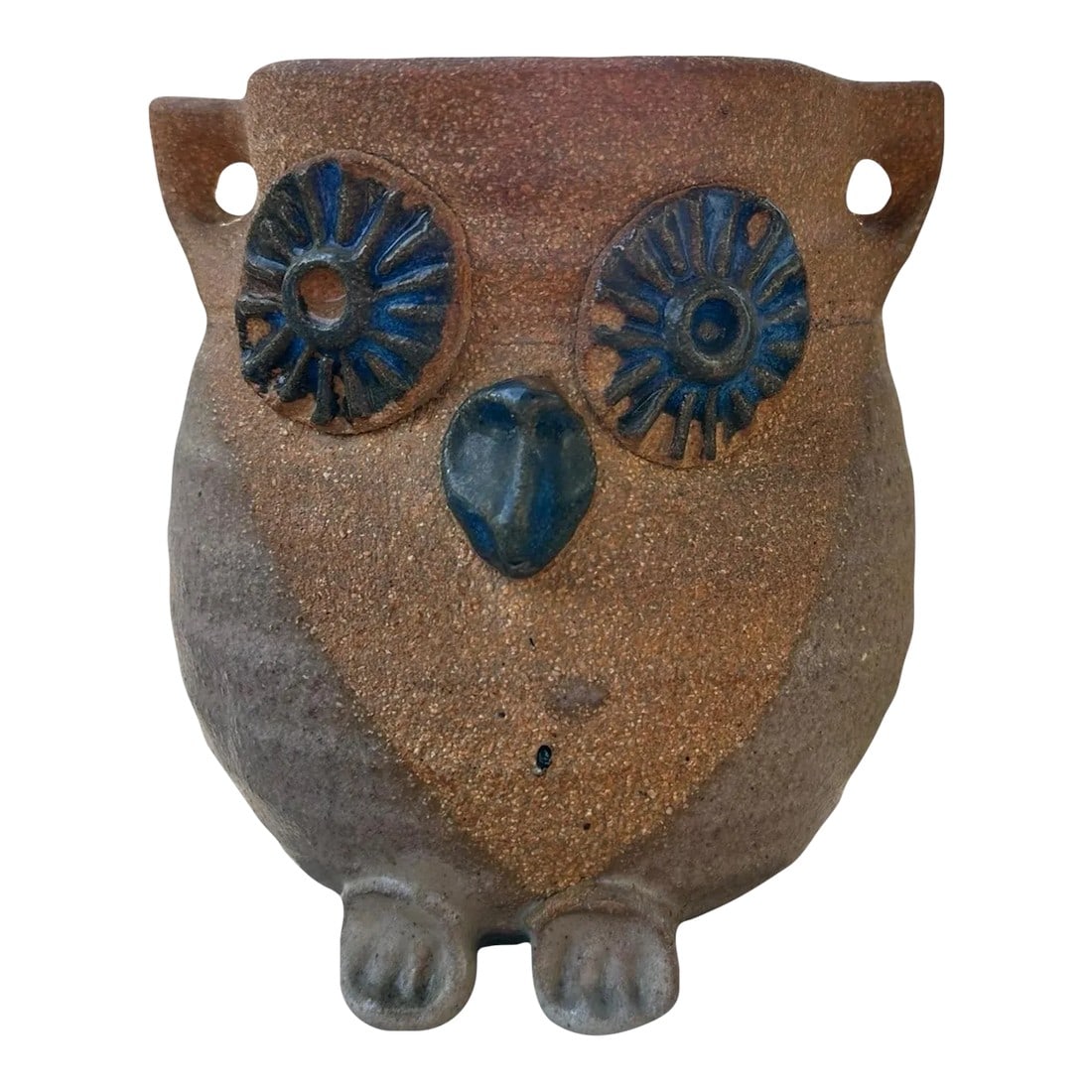 Christopher Robin Stoneware Crock Owl Planter: Christopher Robin Stoneware Owl Signal Hill, CA Hand thrown stoneware -Great owl character-functional use as crock, vase, or planter. Excellent condition Condition: Alterations: Original Condition Una