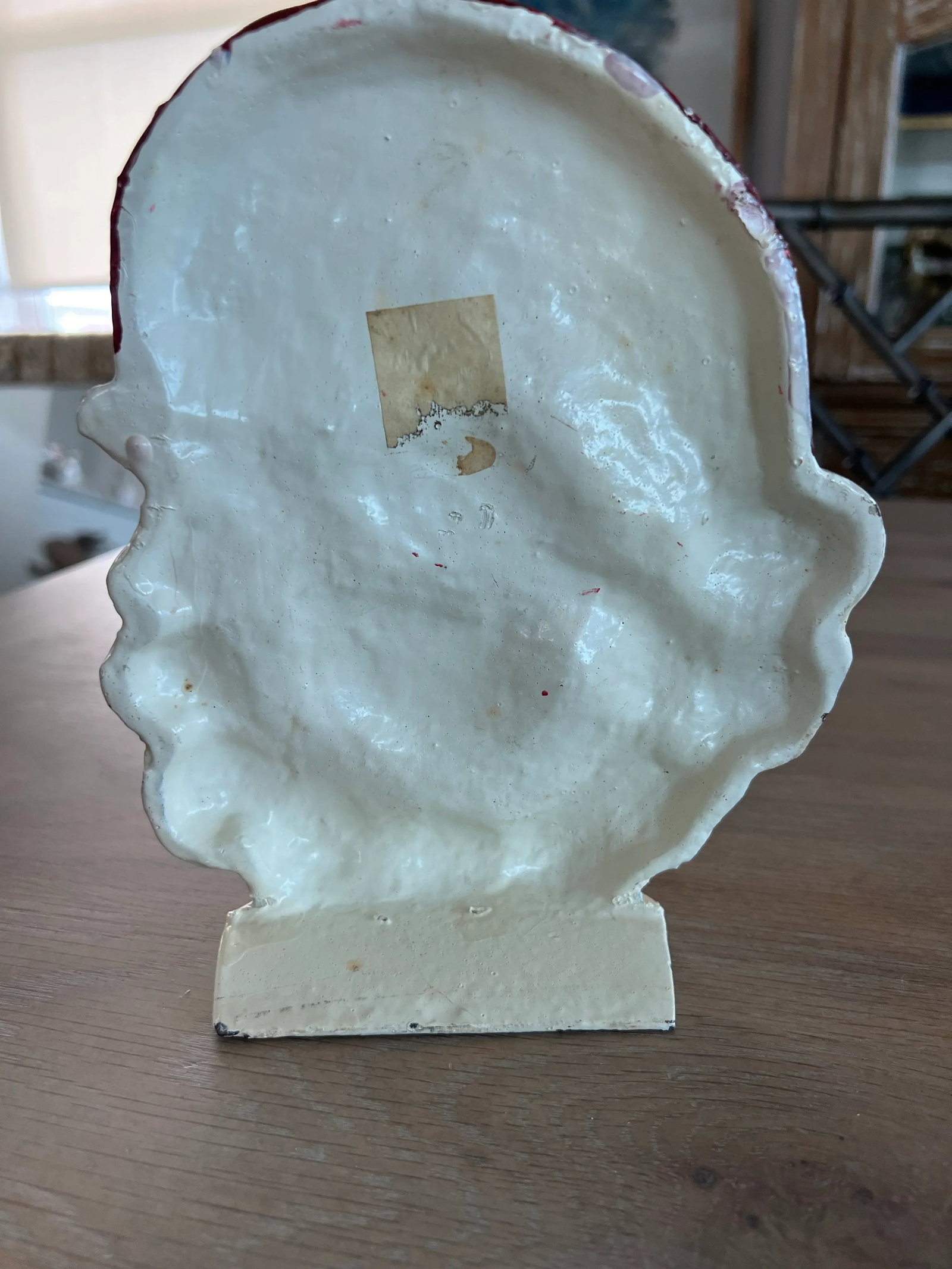 Mid Century Cast Iron Santa Claus Door Stop - 11