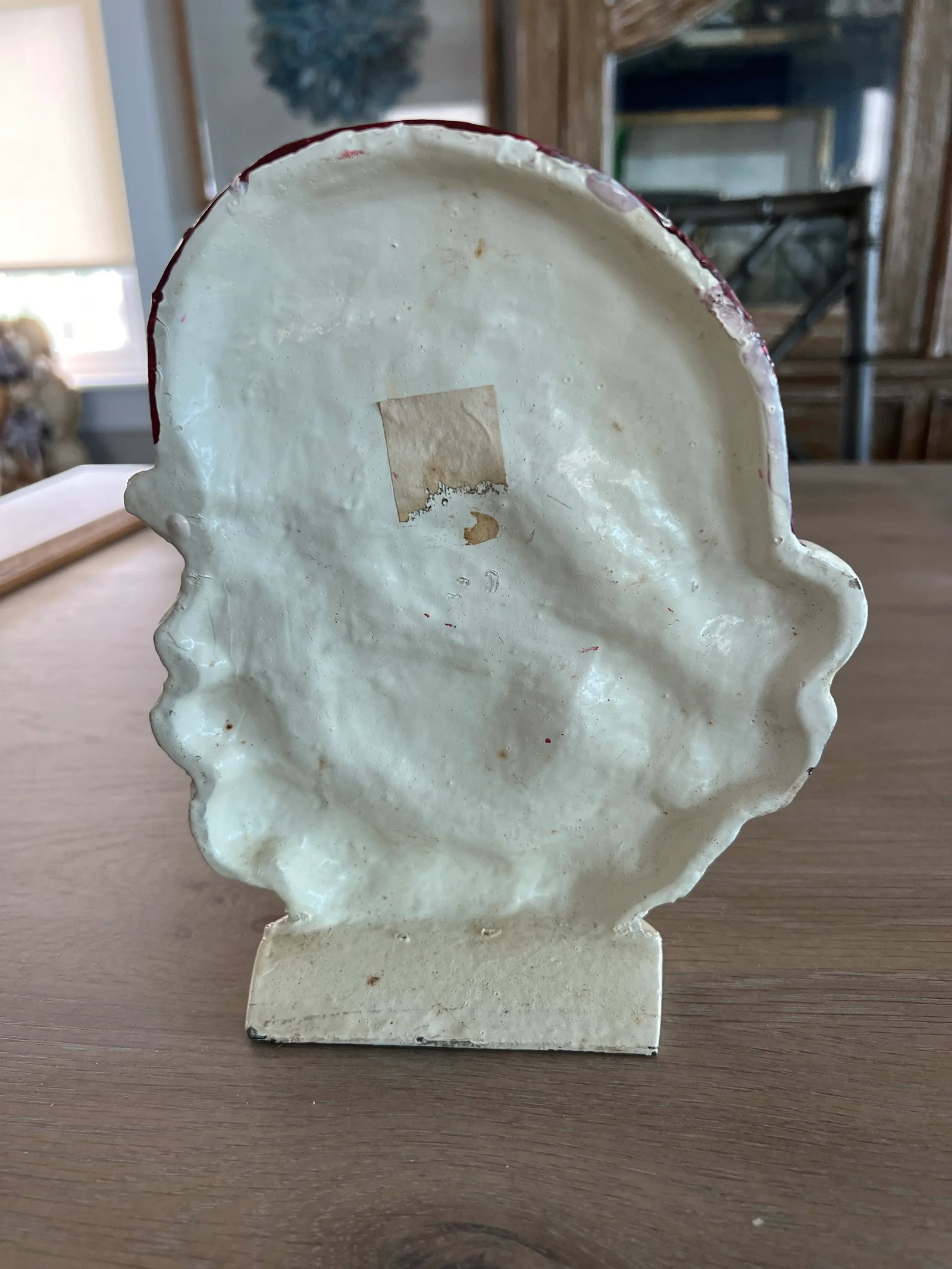 Mid Century Cast Iron Santa Claus Door Stop - 4