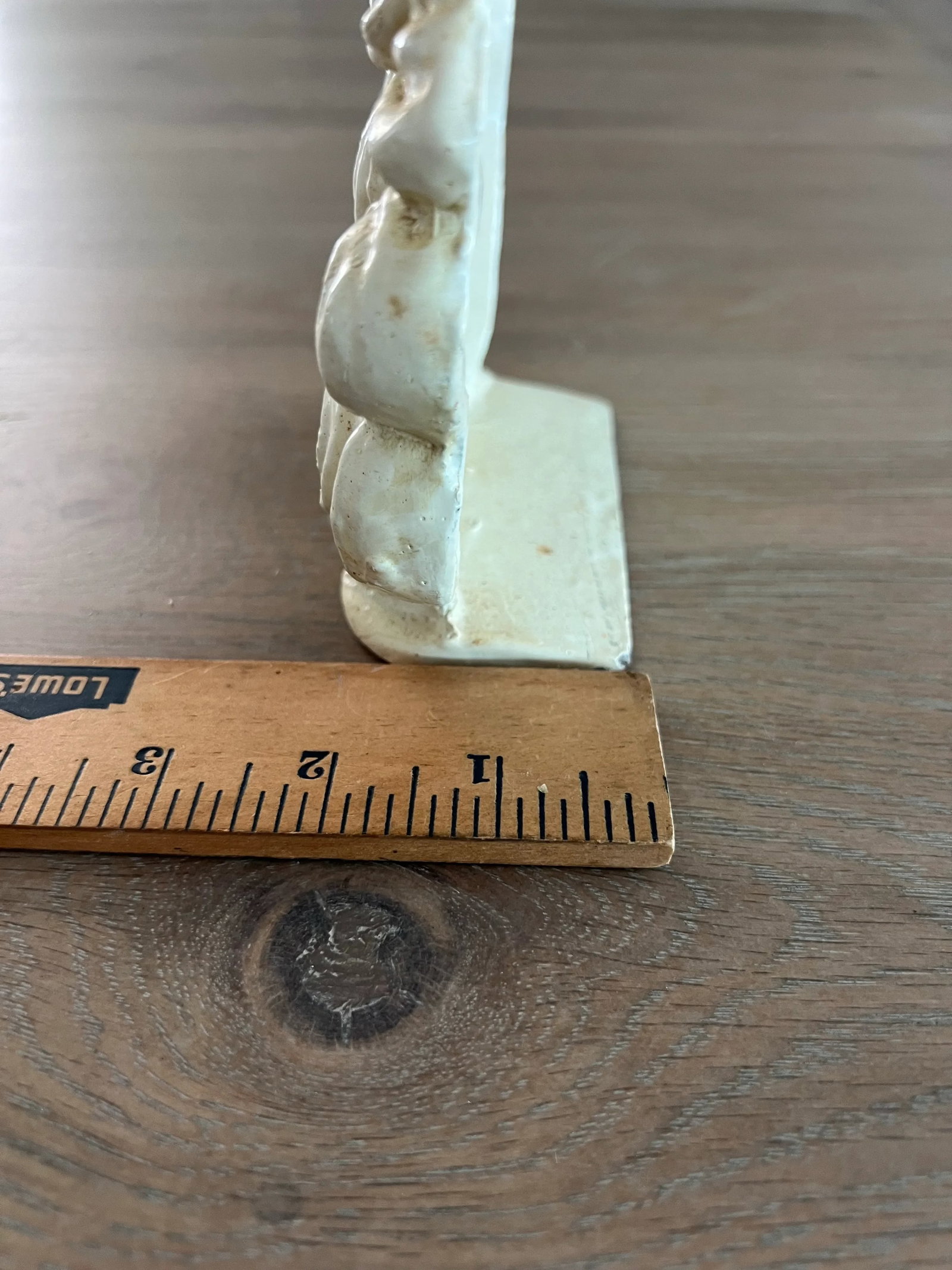 Mid Century Cast Iron Santa Claus Door Stop - 7