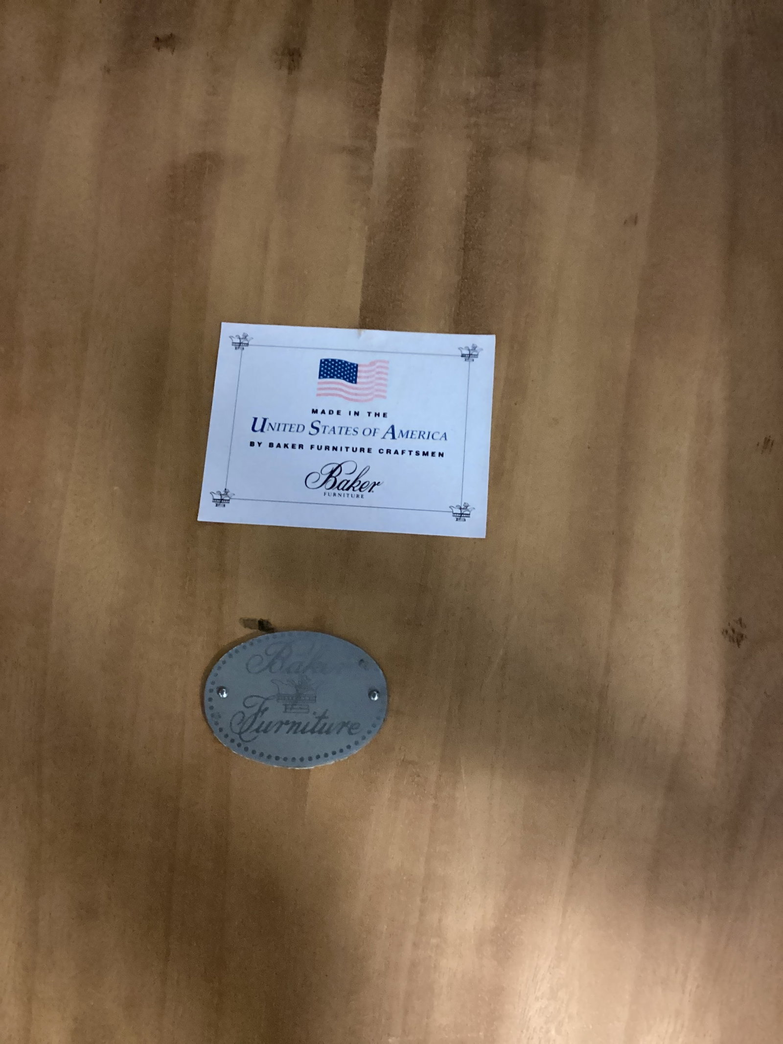 1970s Vintage Baker Furniture Company Art Deco Nesting Tables - Set of 2 - 5