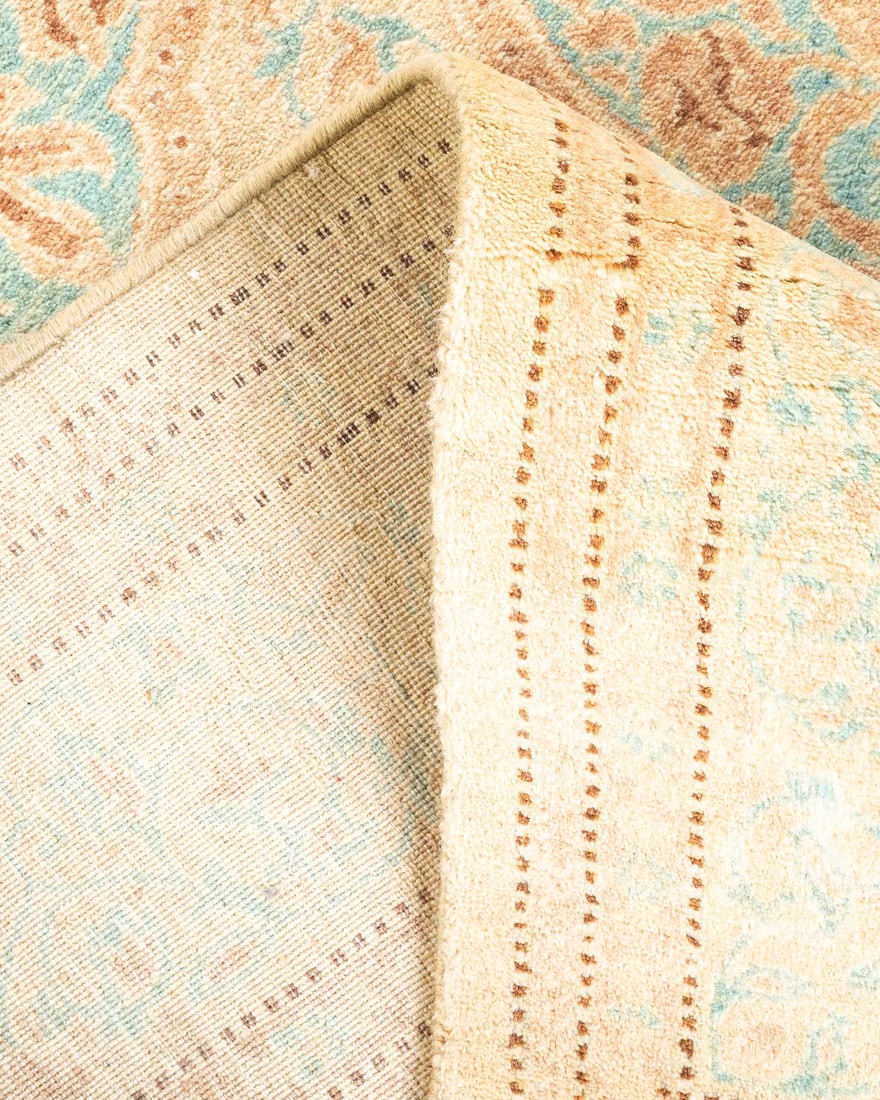 Mogul, One-of-a-Kind Hand-Knotted Area Rug - Ivory, 4' 2" x 6' 0" - 6