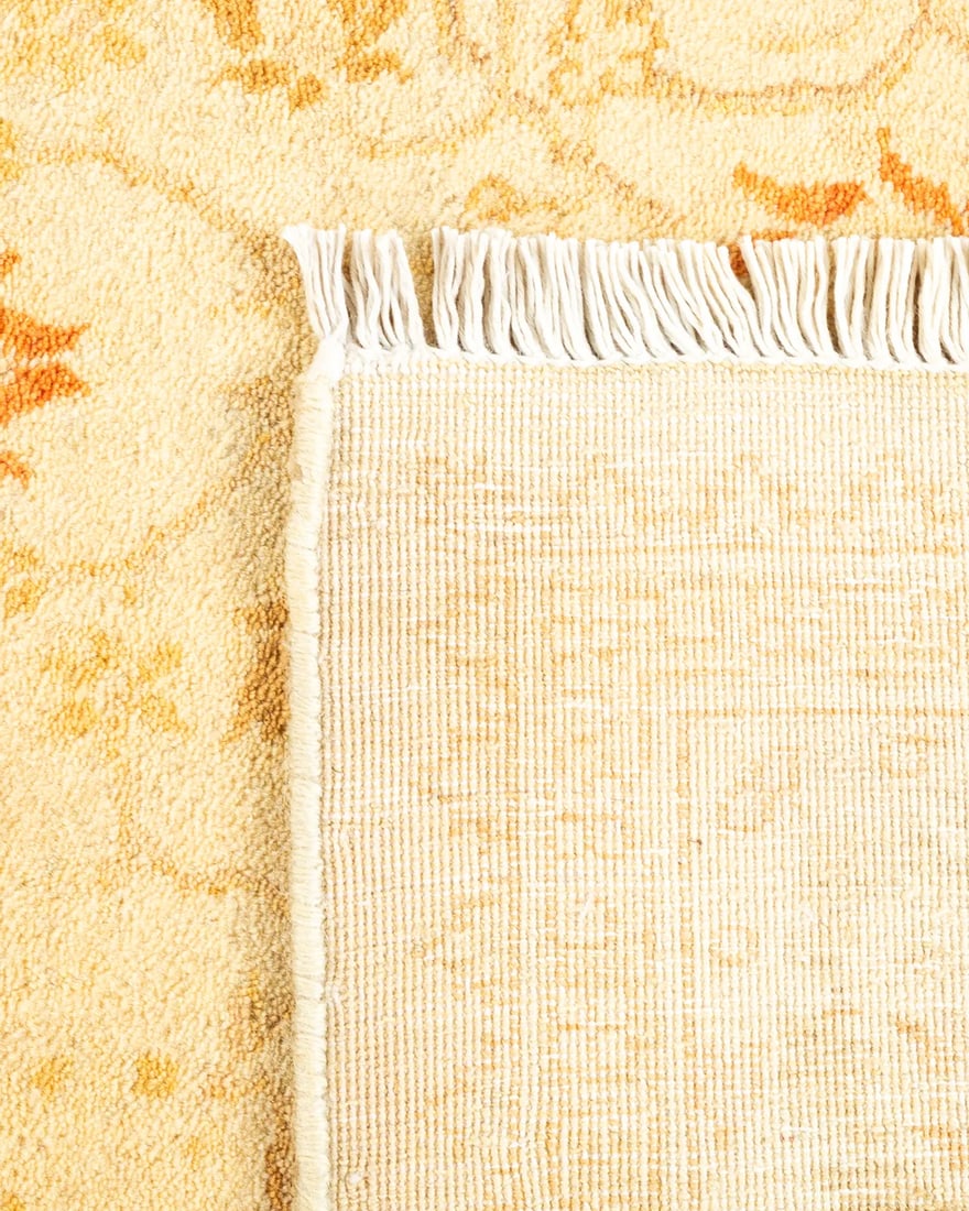 Mogul, One-of-a-Kind Hand-Knotted Area Rug - Ivory, 4' 1" x 6' 4" - 5