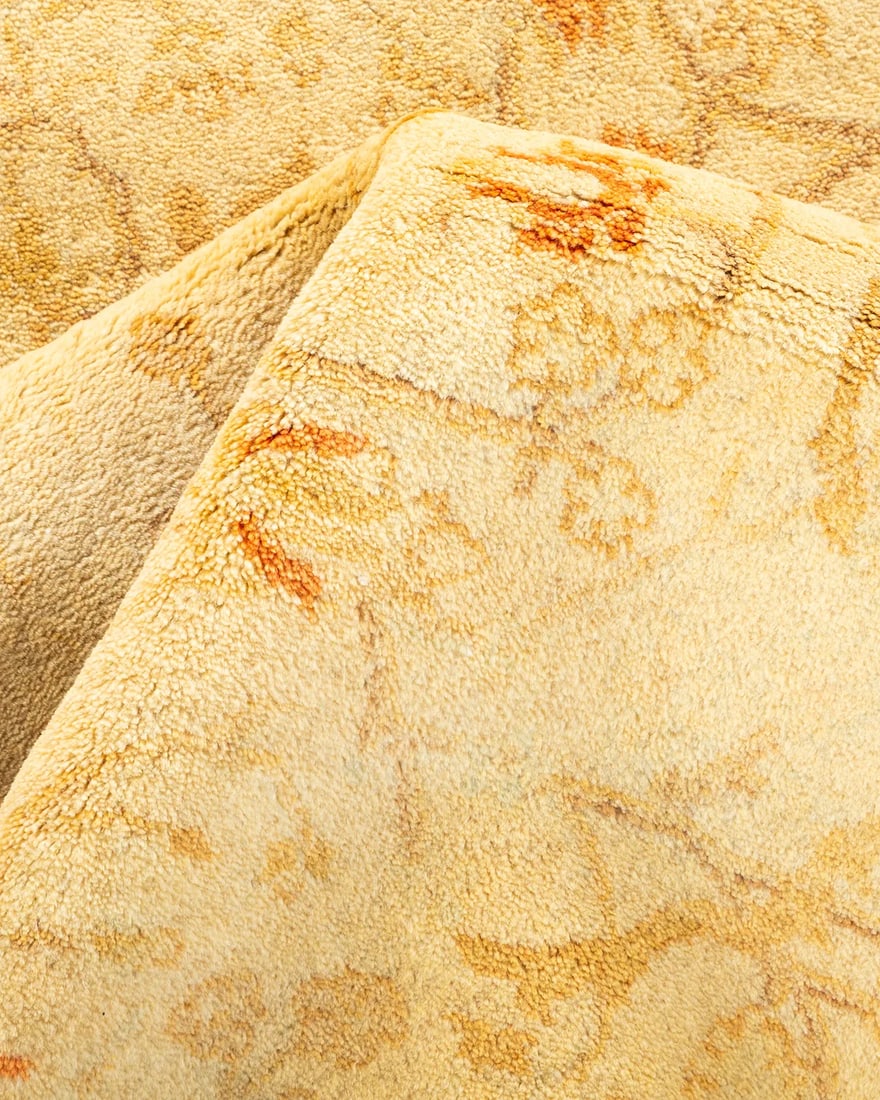 Mogul, One-of-a-Kind Hand-Knotted Area Rug - Ivory, 4' 1" x 6' 4" - 7