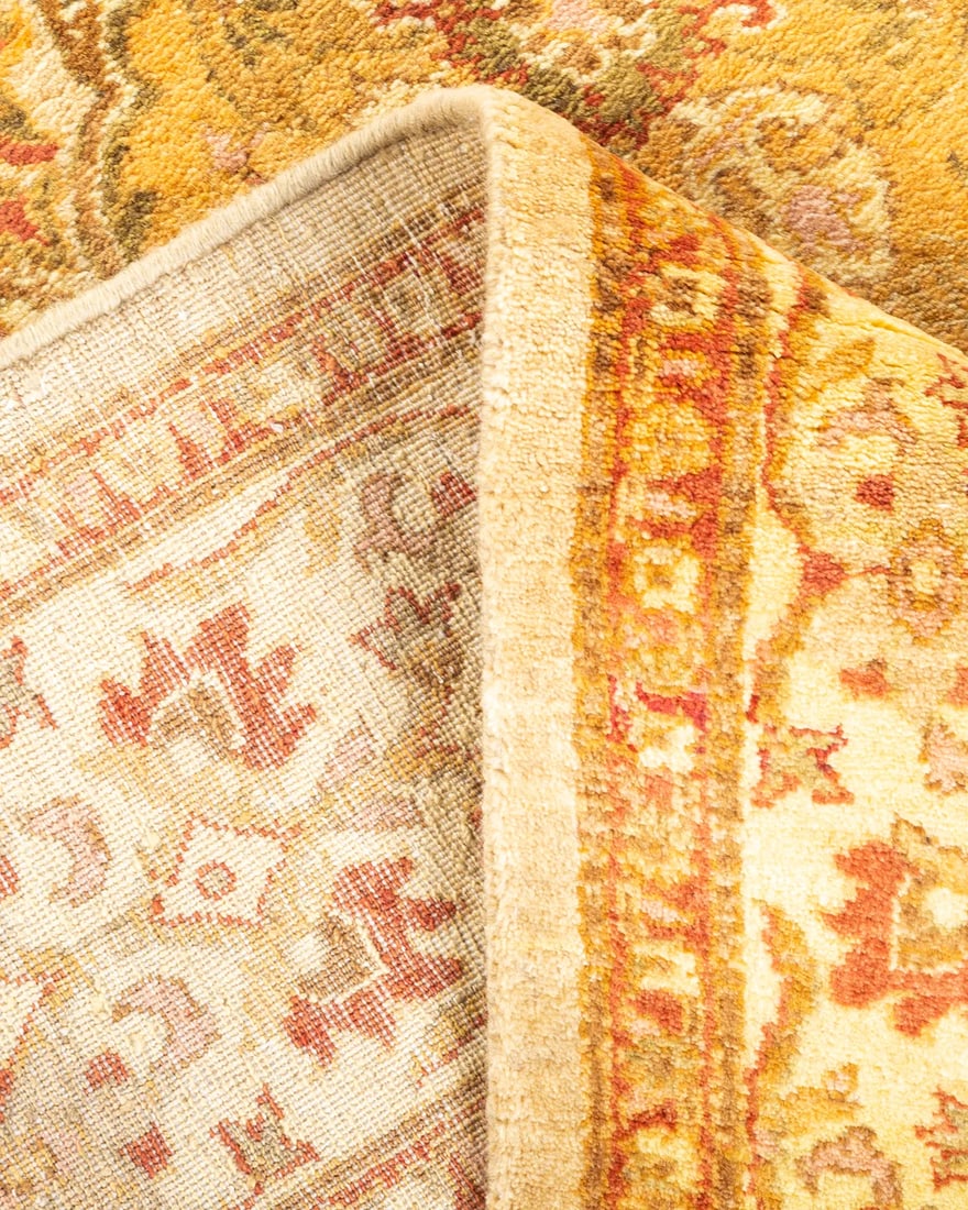 Mogul, One-of-a-Kind Hand-Knotted Area Rug - Yellow, 3' 2" x 5' 5" - 6