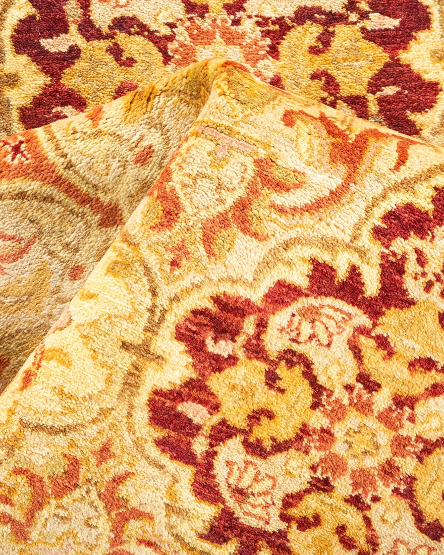 Mogul, One-of-a-Kind Hand-Knotted Area Rug - Yellow, 3' 2" x 5' 5" - 7