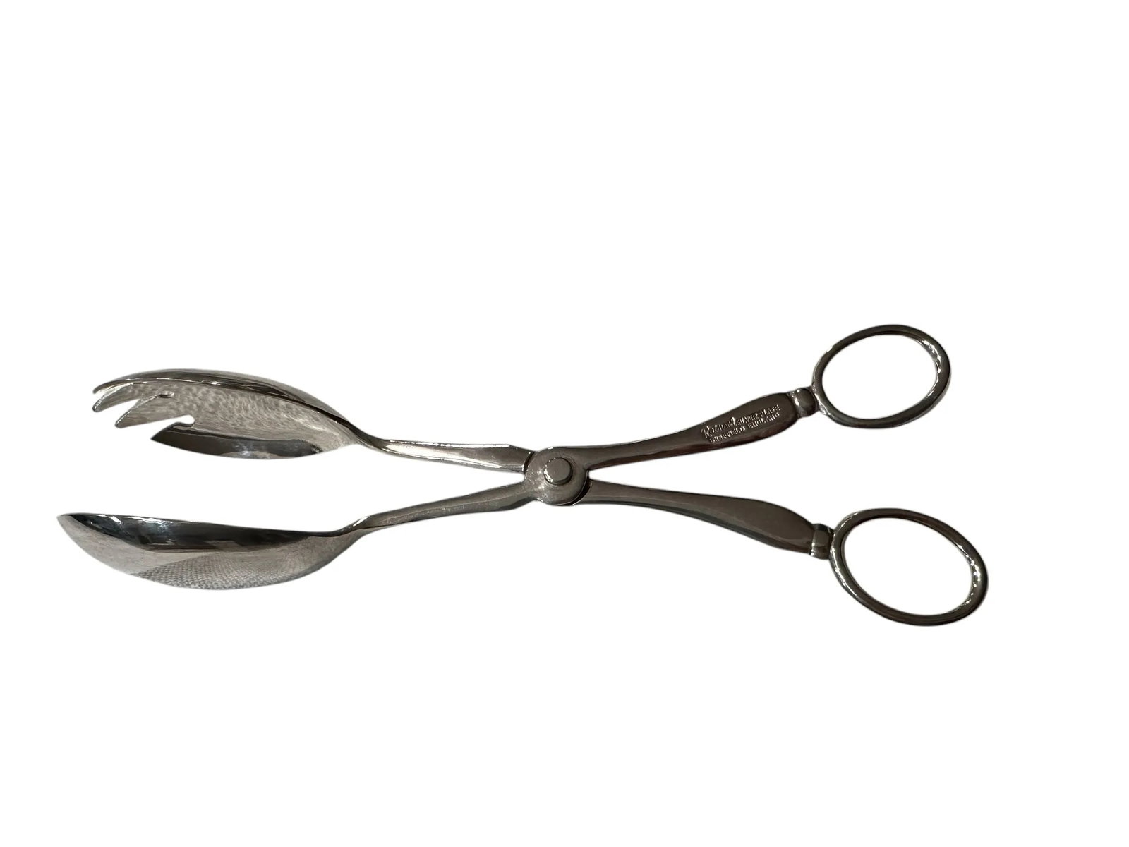 Vintage Raimond Sheffield England Silver Plate Serving Tongs - 8