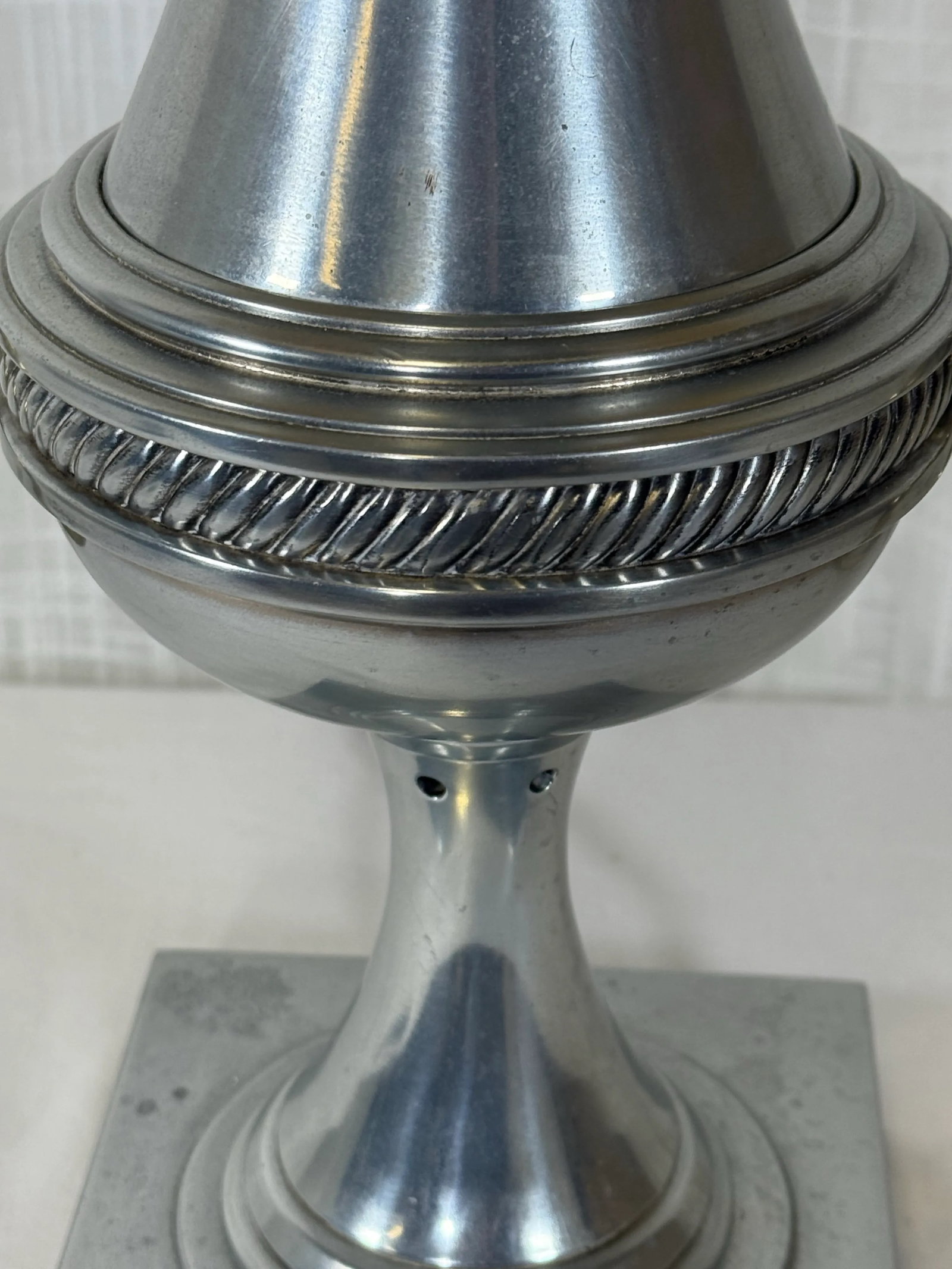 Vintage Regency Neoclassical Urn Shape Torchiere Table Lamp - 5