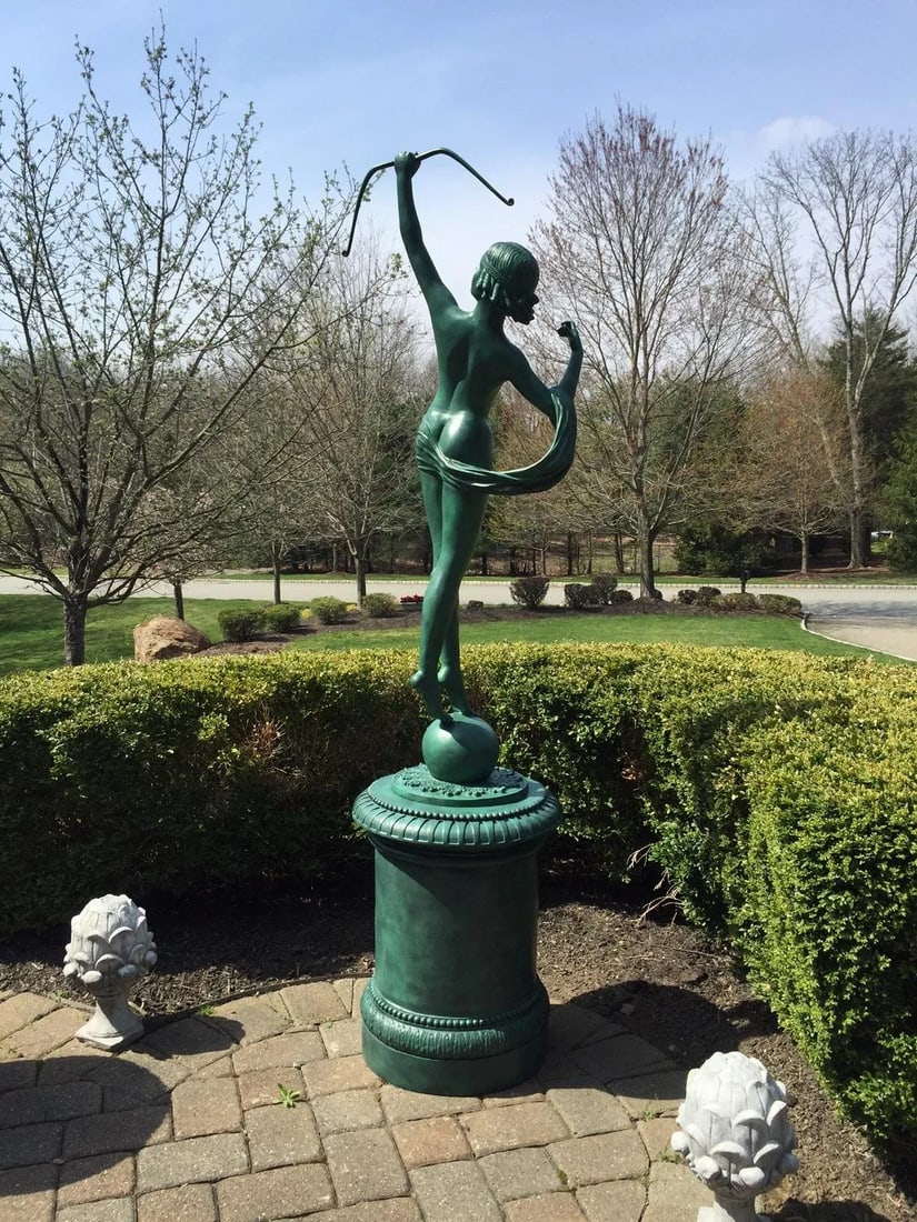 Greco-Roman Bronze Statue of Goddess Diana the Hunter - 10