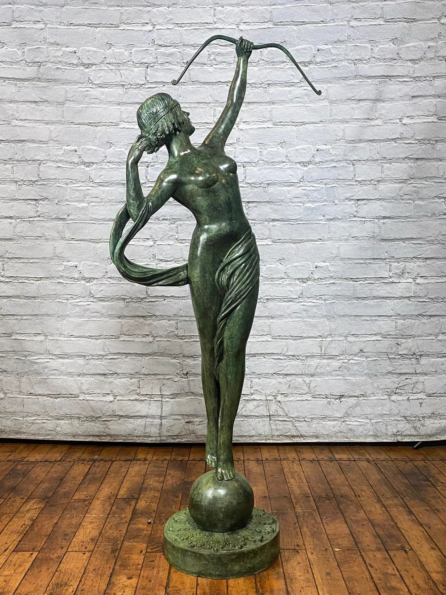 Greco-Roman Bronze Statue of Goddess Diana the Hunter - 2