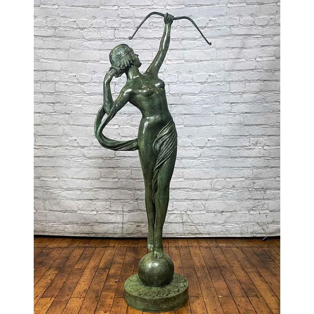 Greco-Roman Bronze Statue of Goddess Diana the Hunter - 3