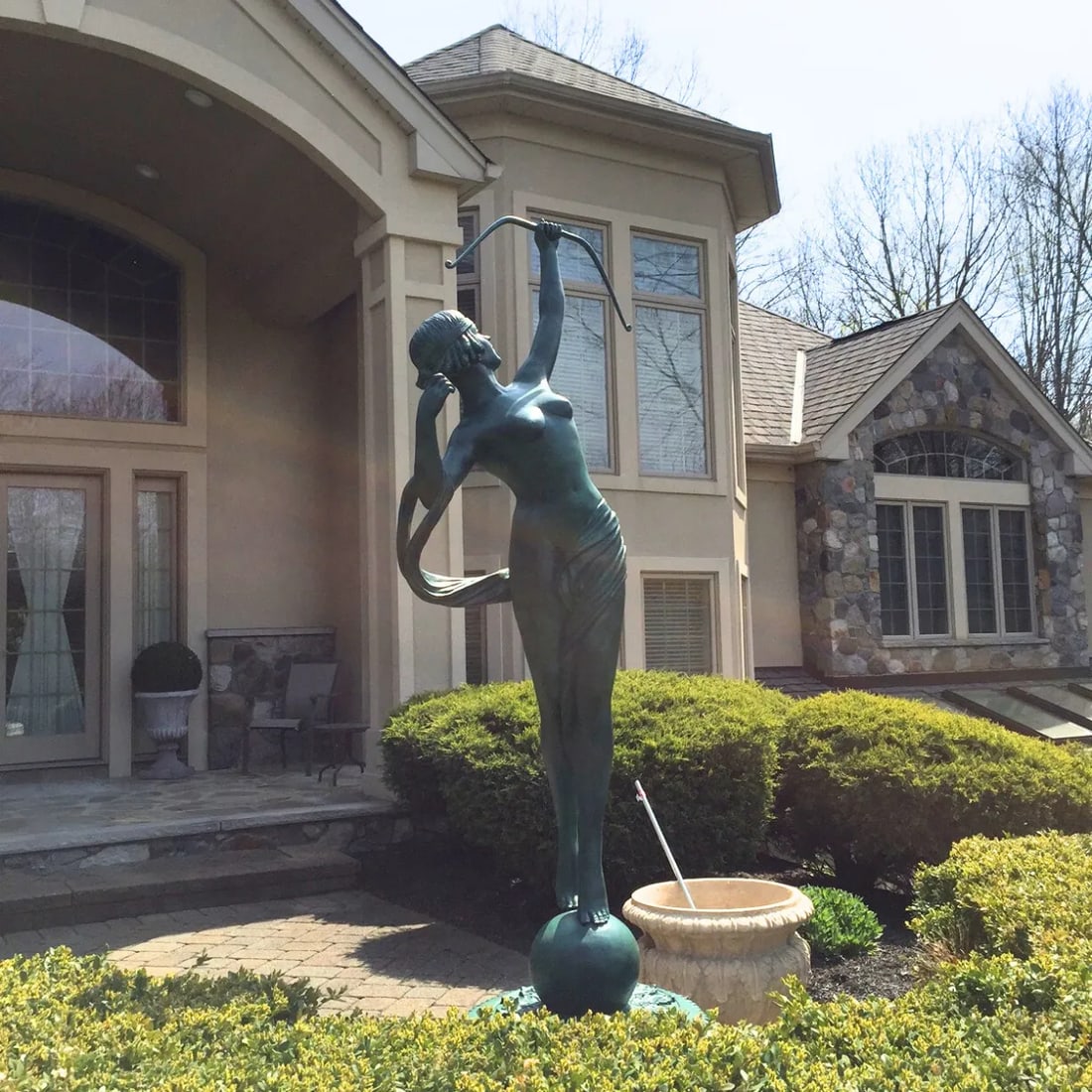 Greco-Roman Bronze Statue of Goddess Diana the Hunter - 8