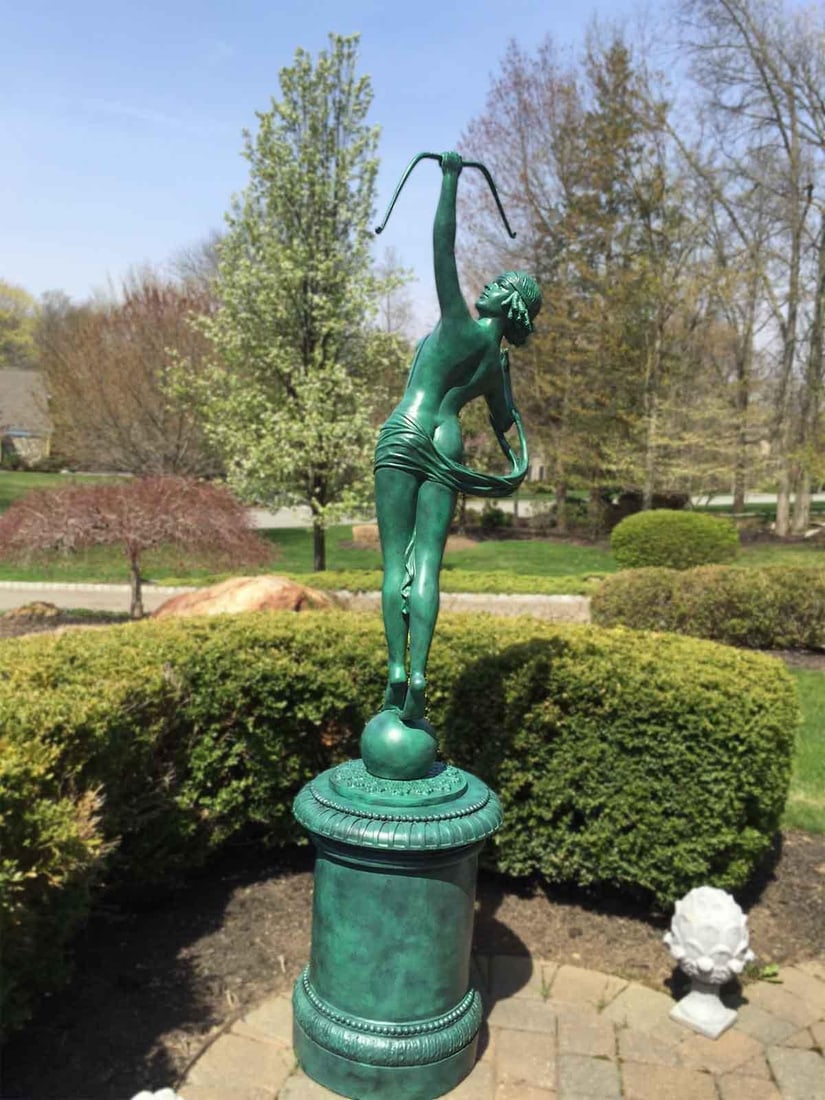 Greco-Roman Bronze Statue of Goddess Diana the Hunter - 9