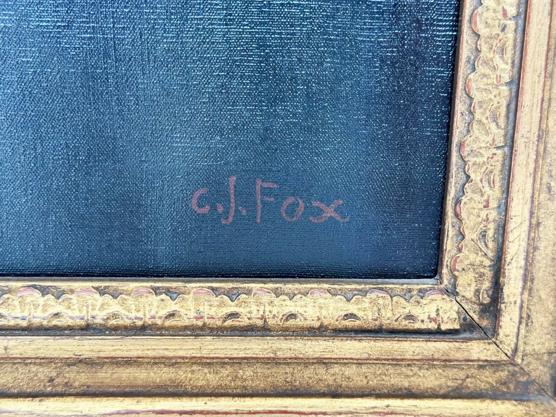 1920s Antique Portrait Oil Painting of a Gentleman, Framed - 7