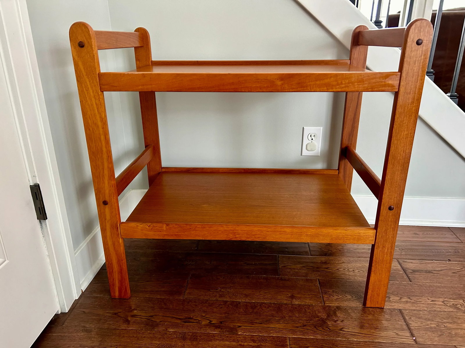 1960s Mid-Century Modern Teak Bar Cart Server - 2