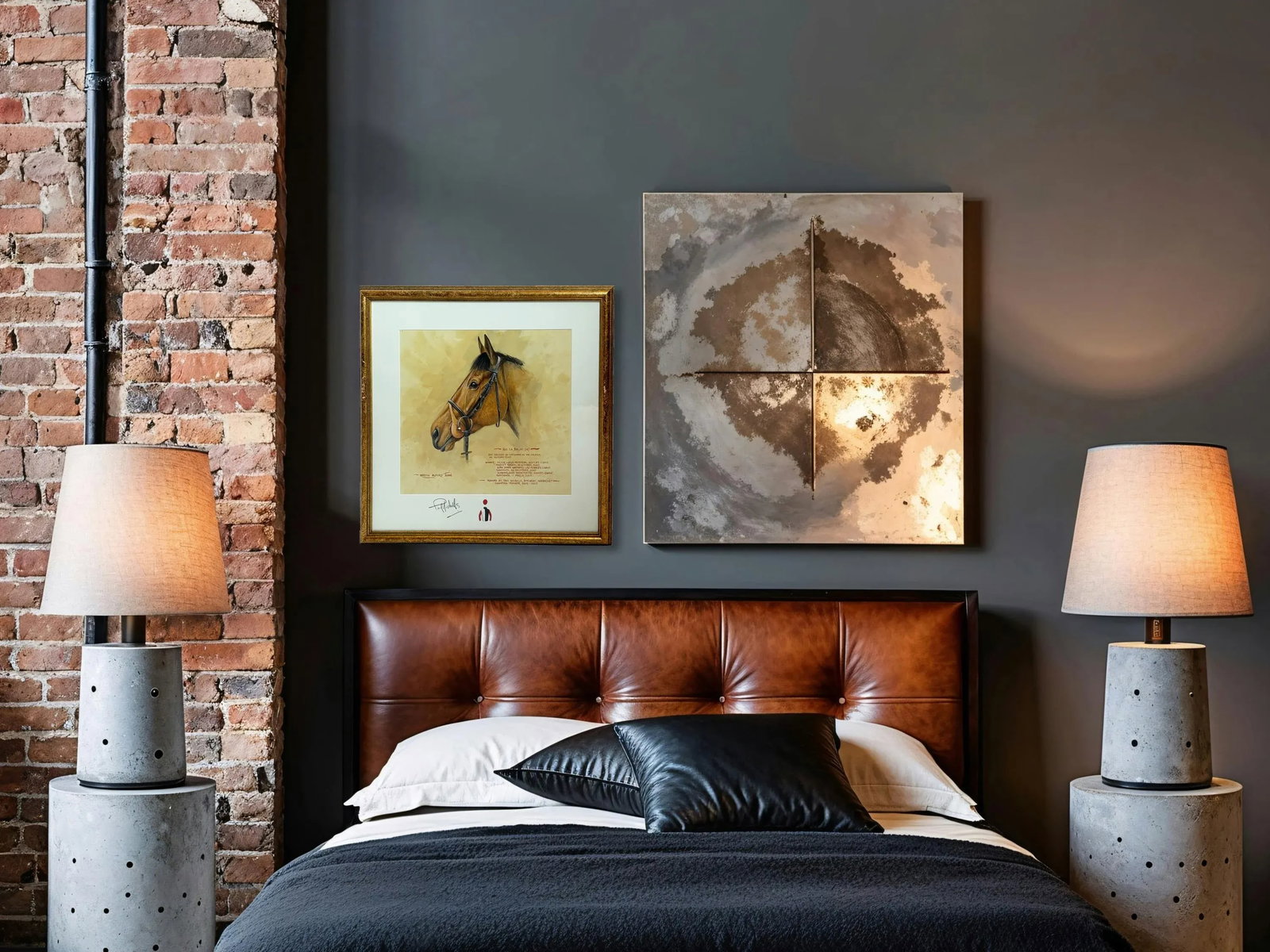 2000s "Hoo La Baloo" Vintage French Equestrian Watercolor Horse Painting by Martin Alford - 7