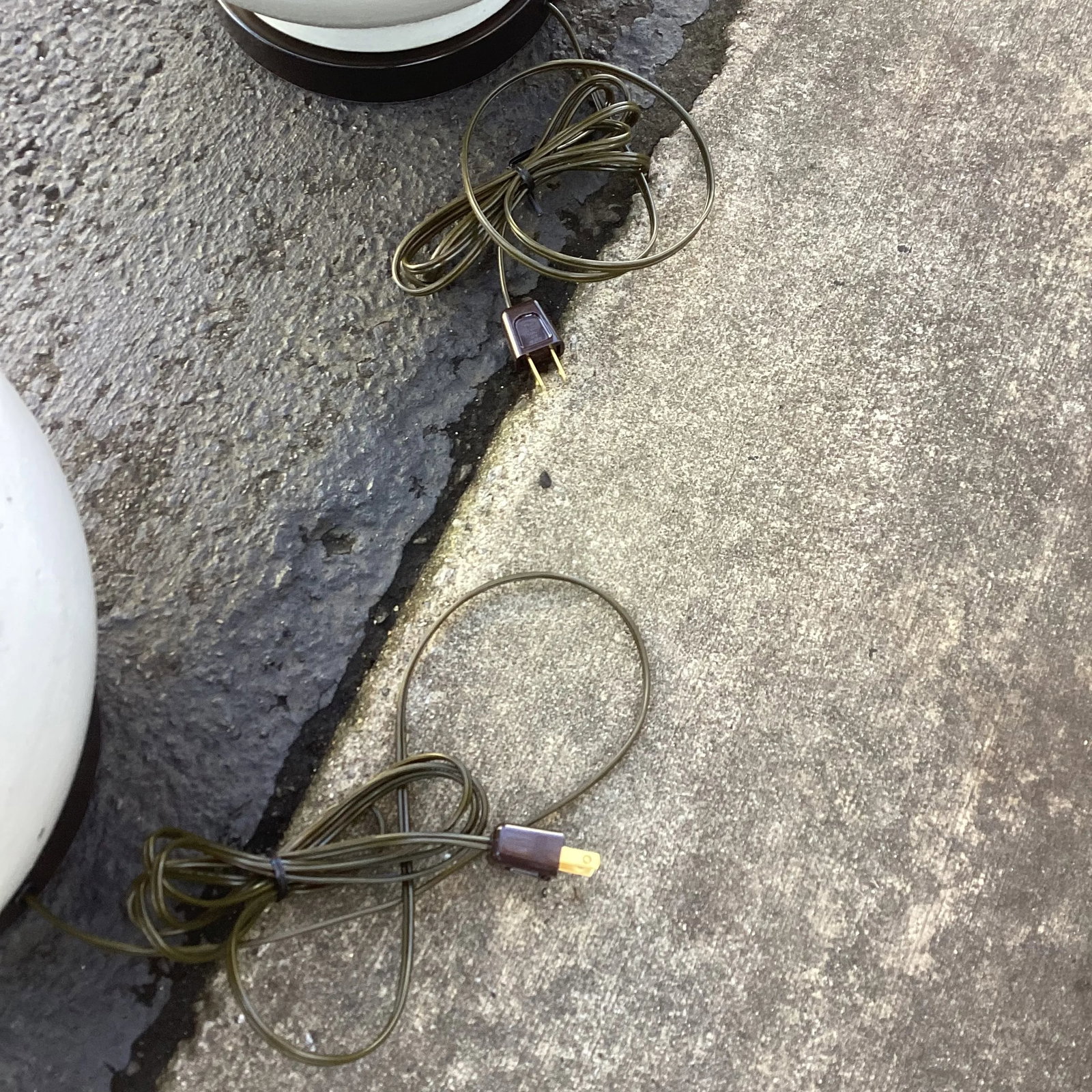 Antique Chinese Teardrop Vessels Mounted as Lamps With Oil Rubbed Bronze Hardware - a Pair - 7