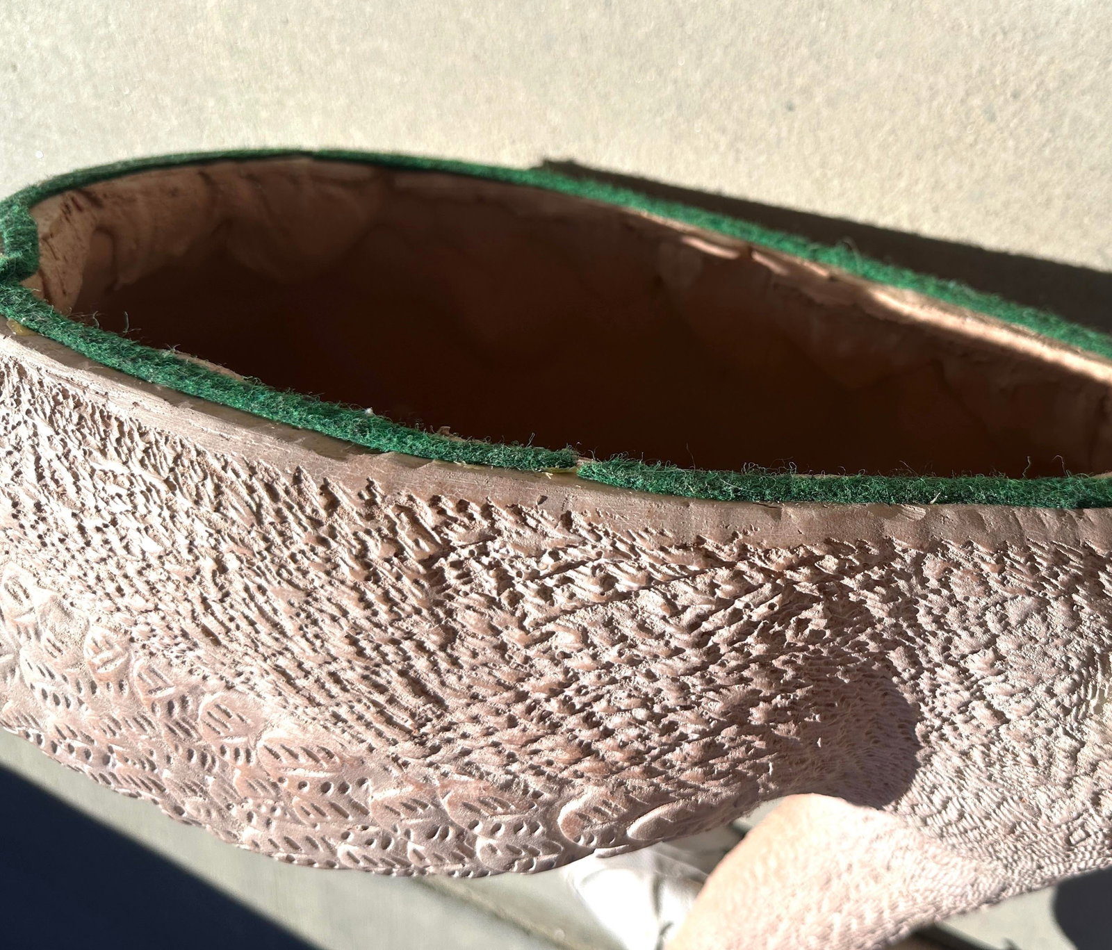 Vintage Clay Goose Statue - 8