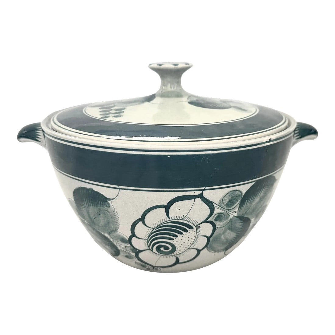 Vintage Ceramica Artistica "Gomez" Casserole Dish: Vintage Ceramica Artistica "Gomez" Casserole Lidded Serving Dish. Hand painted in Mexico Perfect for dinner parties, I also have other matching pieces to this collection sold in my listings which