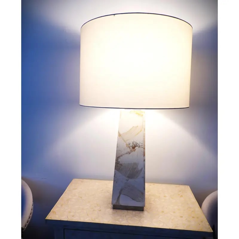 Palecek Loren Fossilized Clam Table Lamp - 9