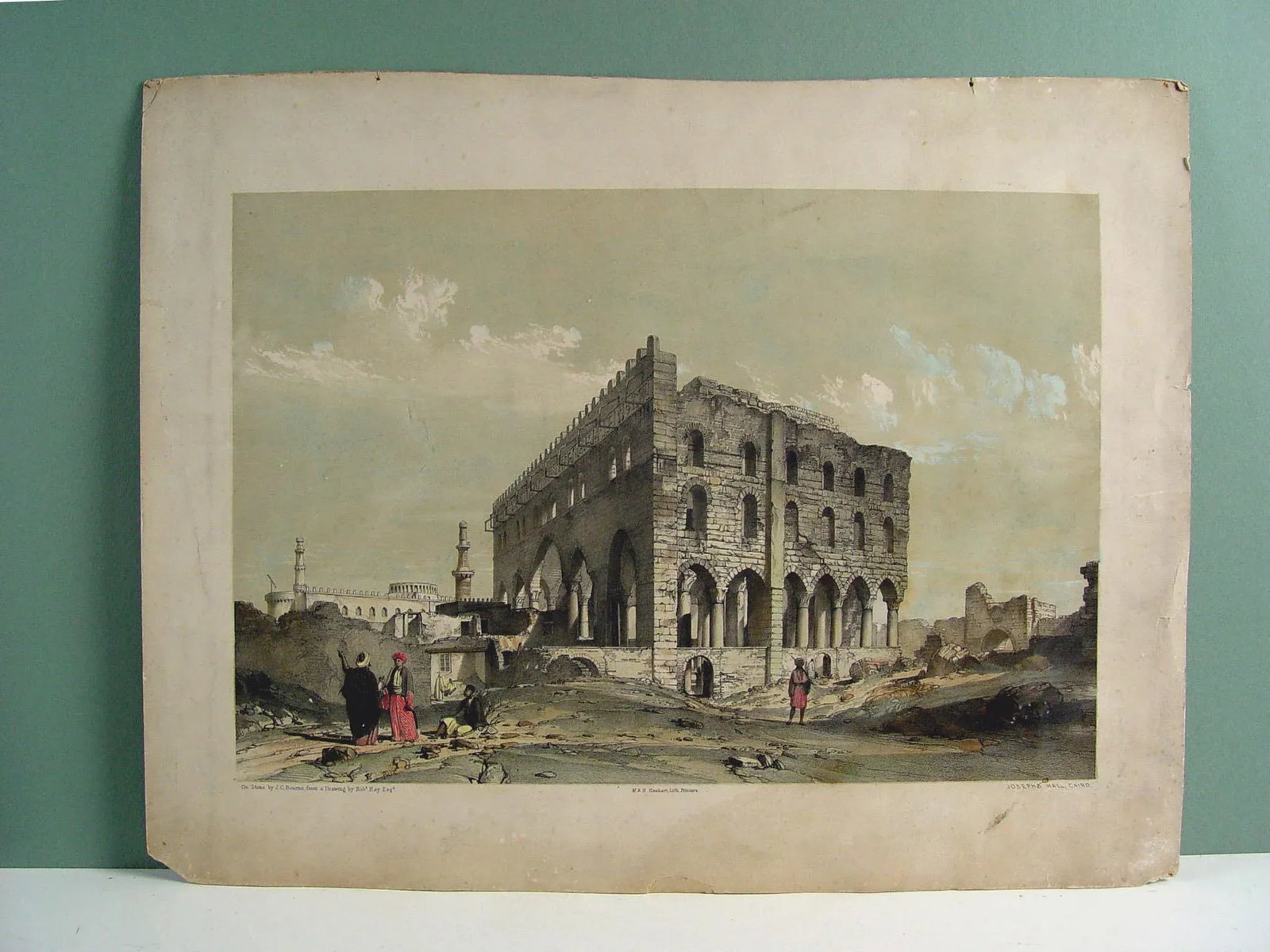 Mid 19th Century Josephs Hall, Cairo Egypt, 1840 - 5