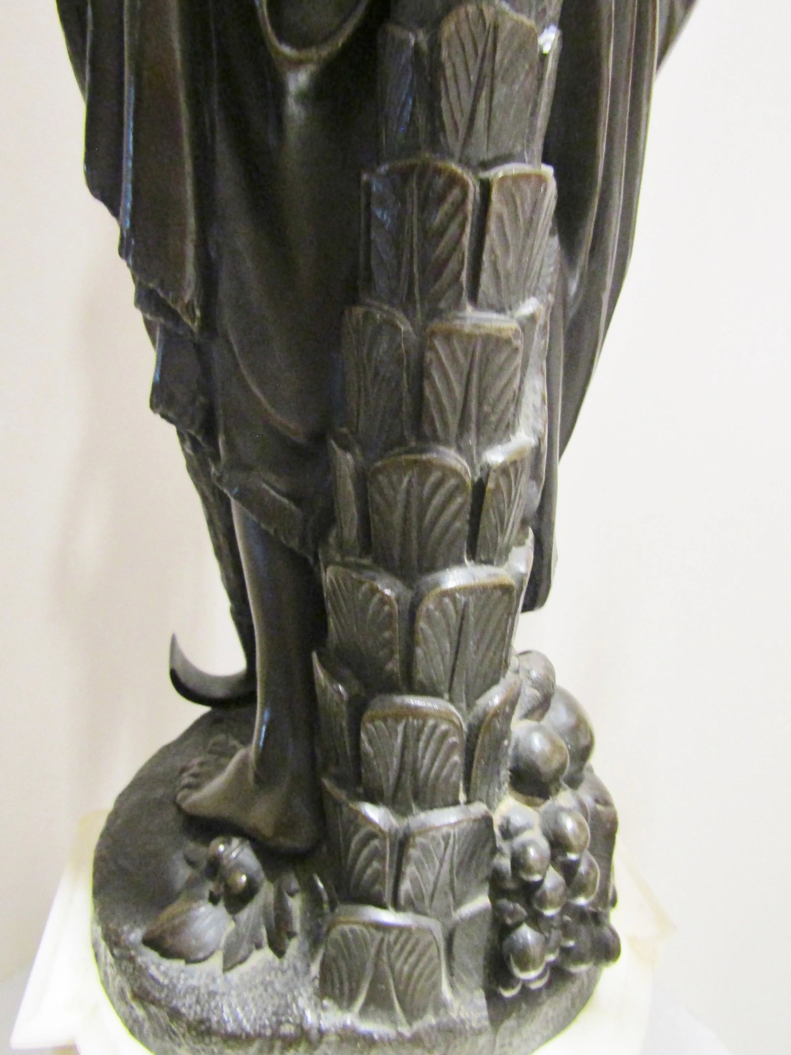 Rare Antique 19th Century French Gilt and Patinated Bronze and Marble Figural Candelabra - 10