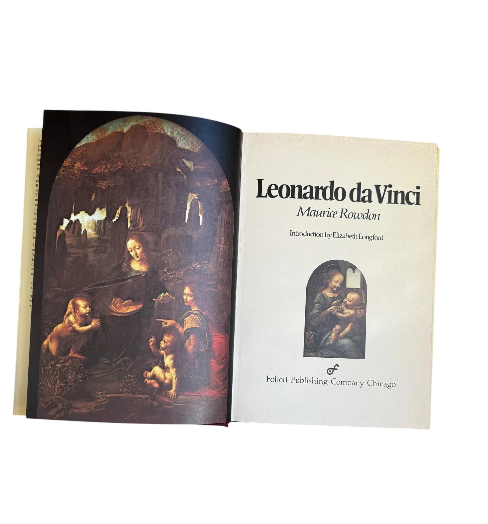 1975 Leonardo Da Vinci Hardcover Art Book - 5