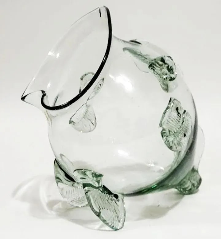 Mid-Century Blenko Style Hand Blown Fish Vase - 2