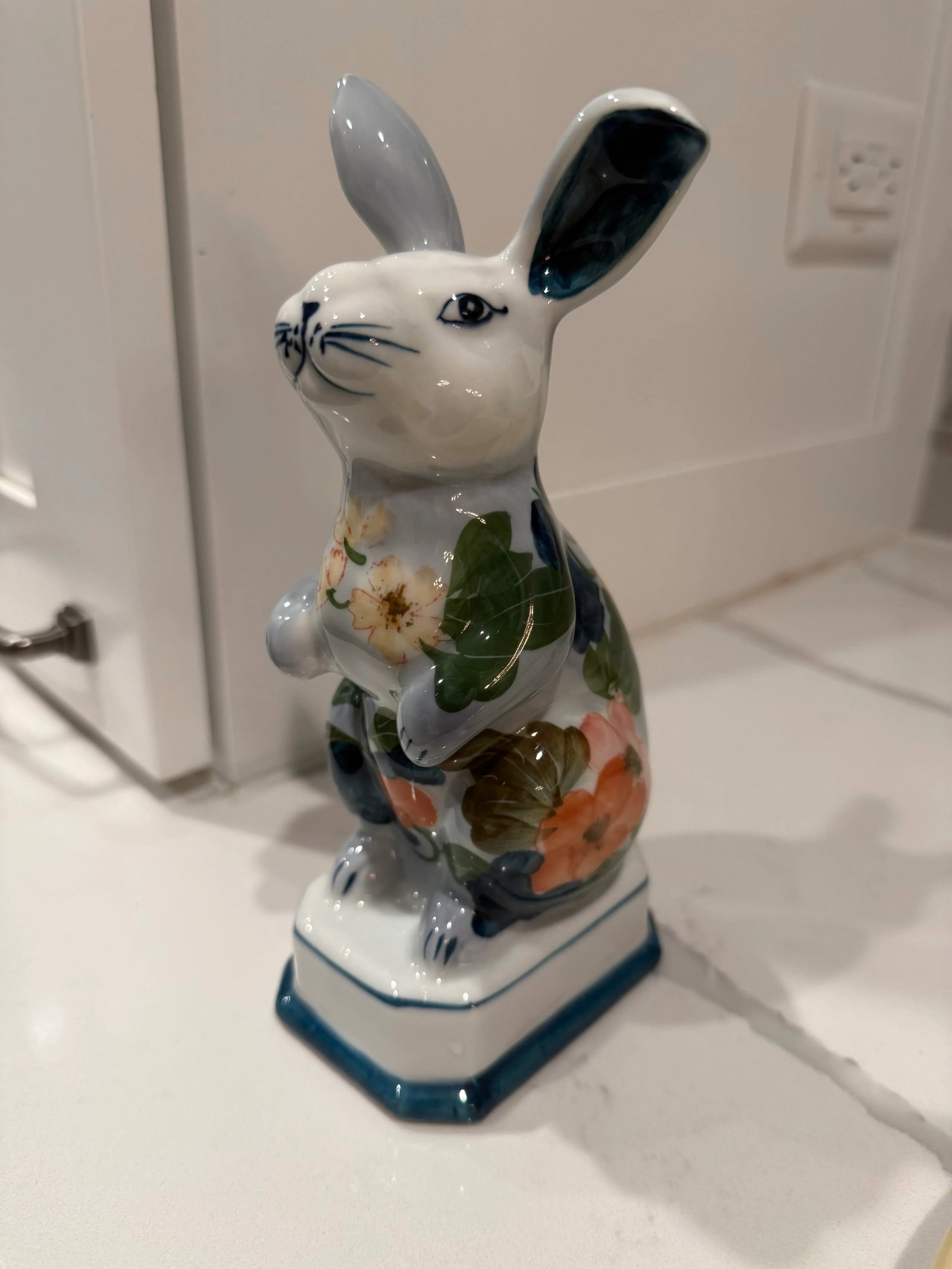 Vintage Floral Bunny Rabbit - 11