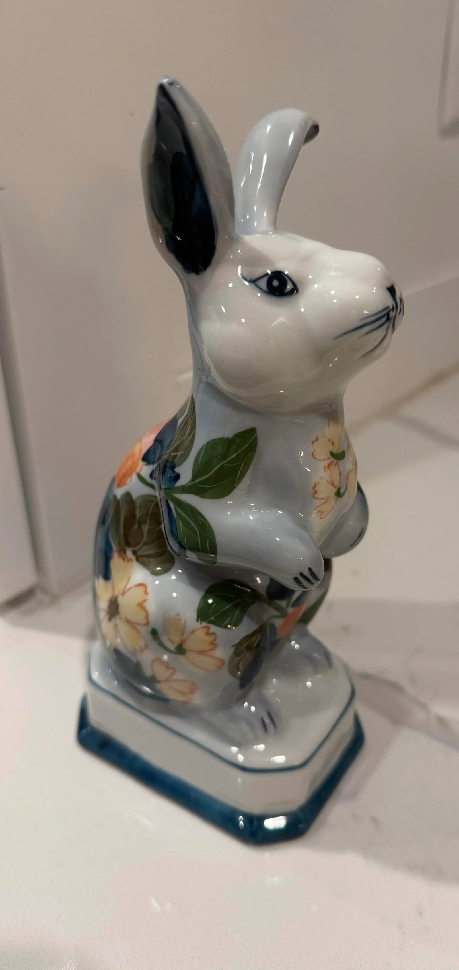 Vintage Floral Bunny Rabbit - 12