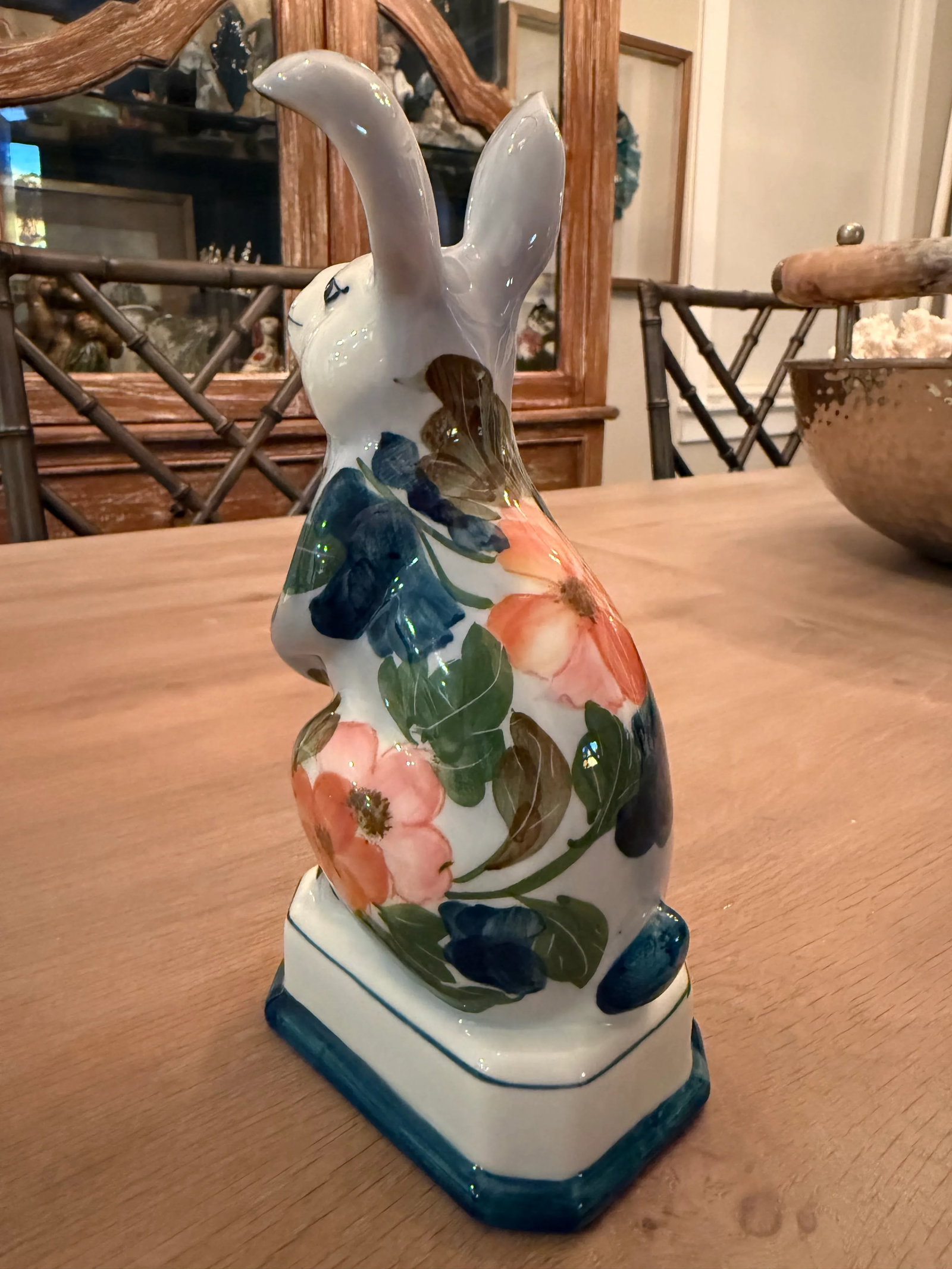 Vintage Floral Bunny Rabbit - 2
