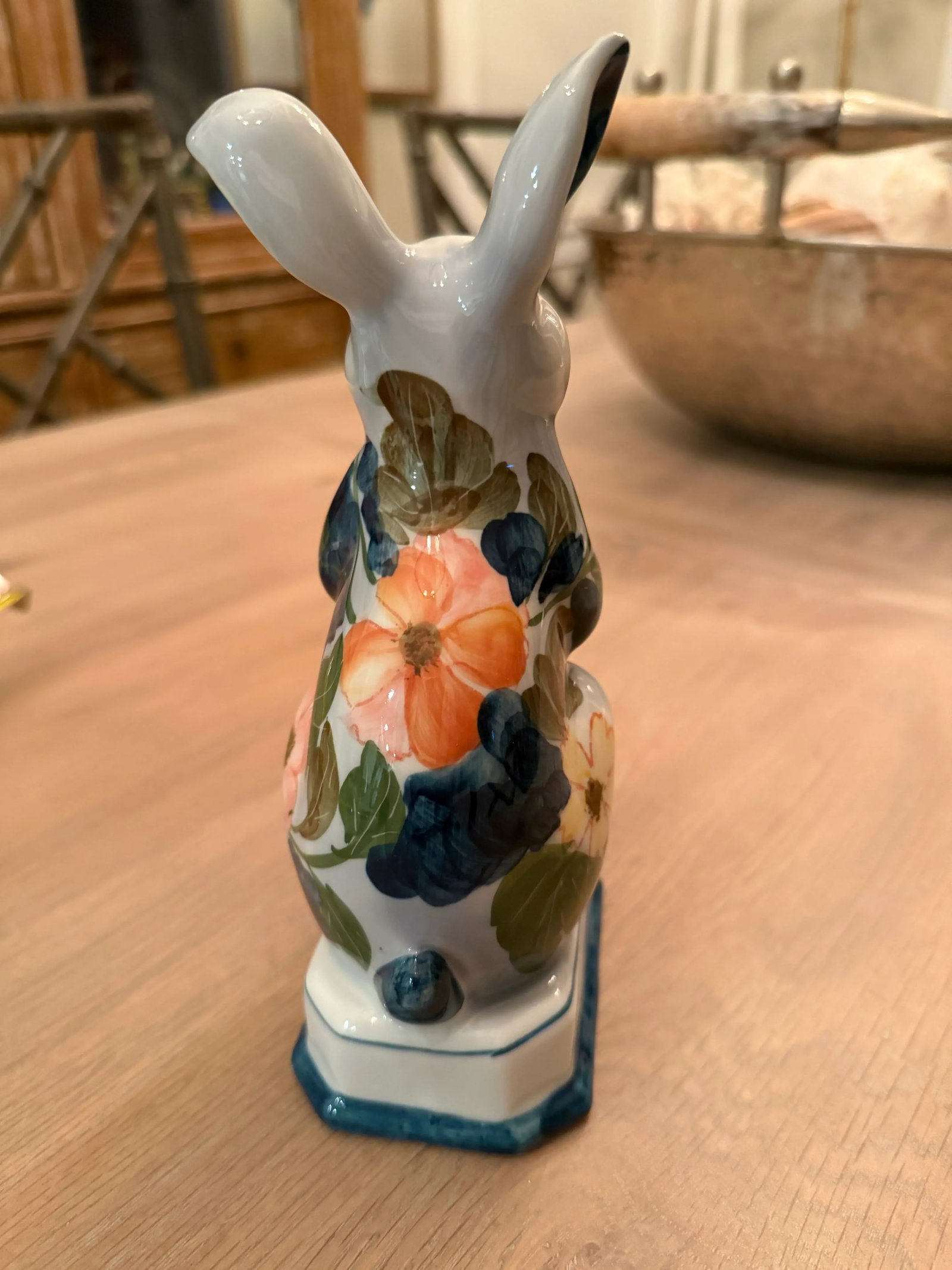 Vintage Floral Bunny Rabbit - 8