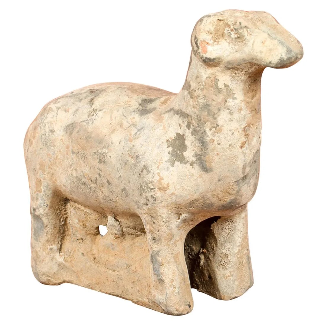 Small Chinese Han Dynasty Terracotta Sheep Mingqi, circa 202 BC-200 AD - 13