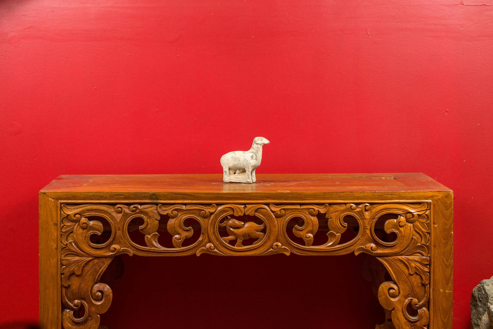 Small Chinese Han Dynasty Terracotta Sheep Mingqi, circa 202 BC-200 AD - 4