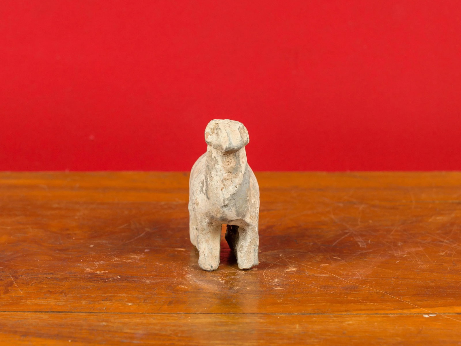 Small Chinese Han Dynasty Terracotta Sheep Mingqi, circa 202 BC-200 AD - 7